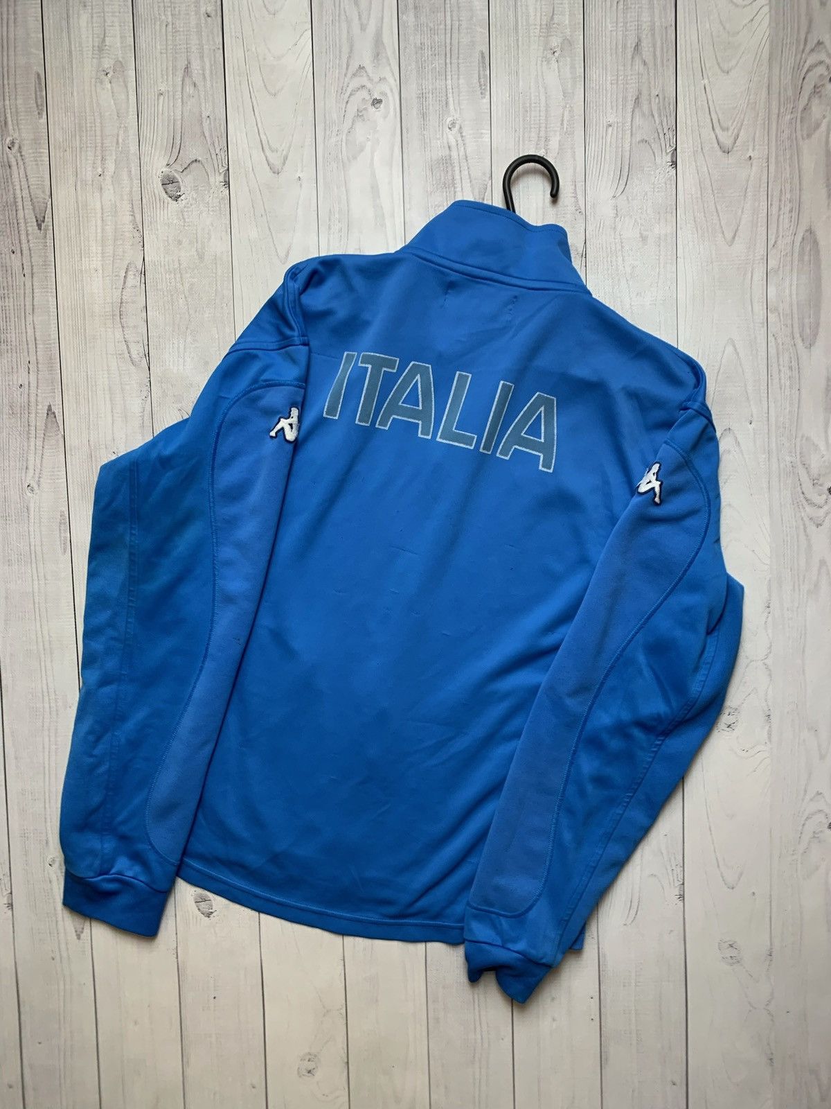 Kappa × Vintage Vintage Kappa Italia soccer track jacket size L rare Italy Size US L / EU 52-54 / 3 - 2 Thumbnail