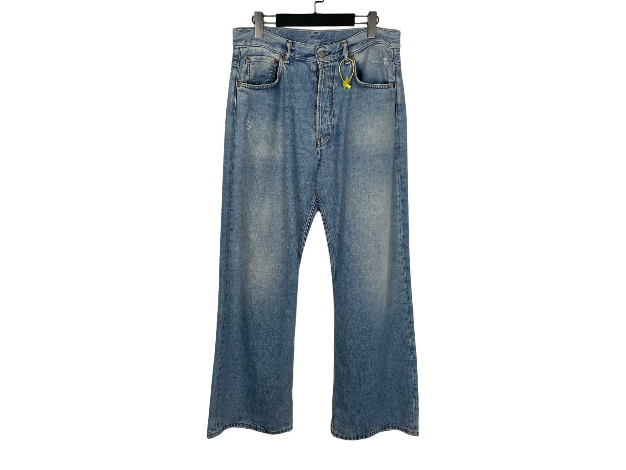 Acne Studios Acne Studios 2021M Washed Wide-Leg Jeans Size US 33 - 1 Thumbnail