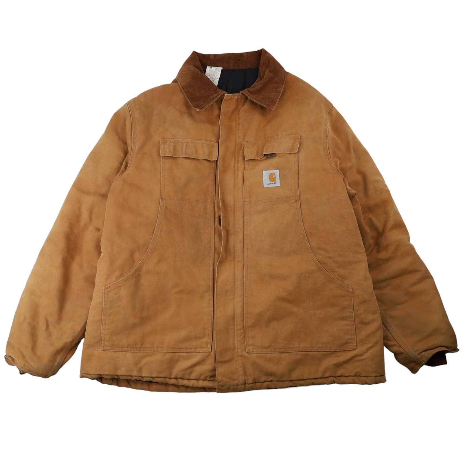 image of Carhartt Cq186 Quilted Chore Coat in Tan, Men's (Size 2XL)