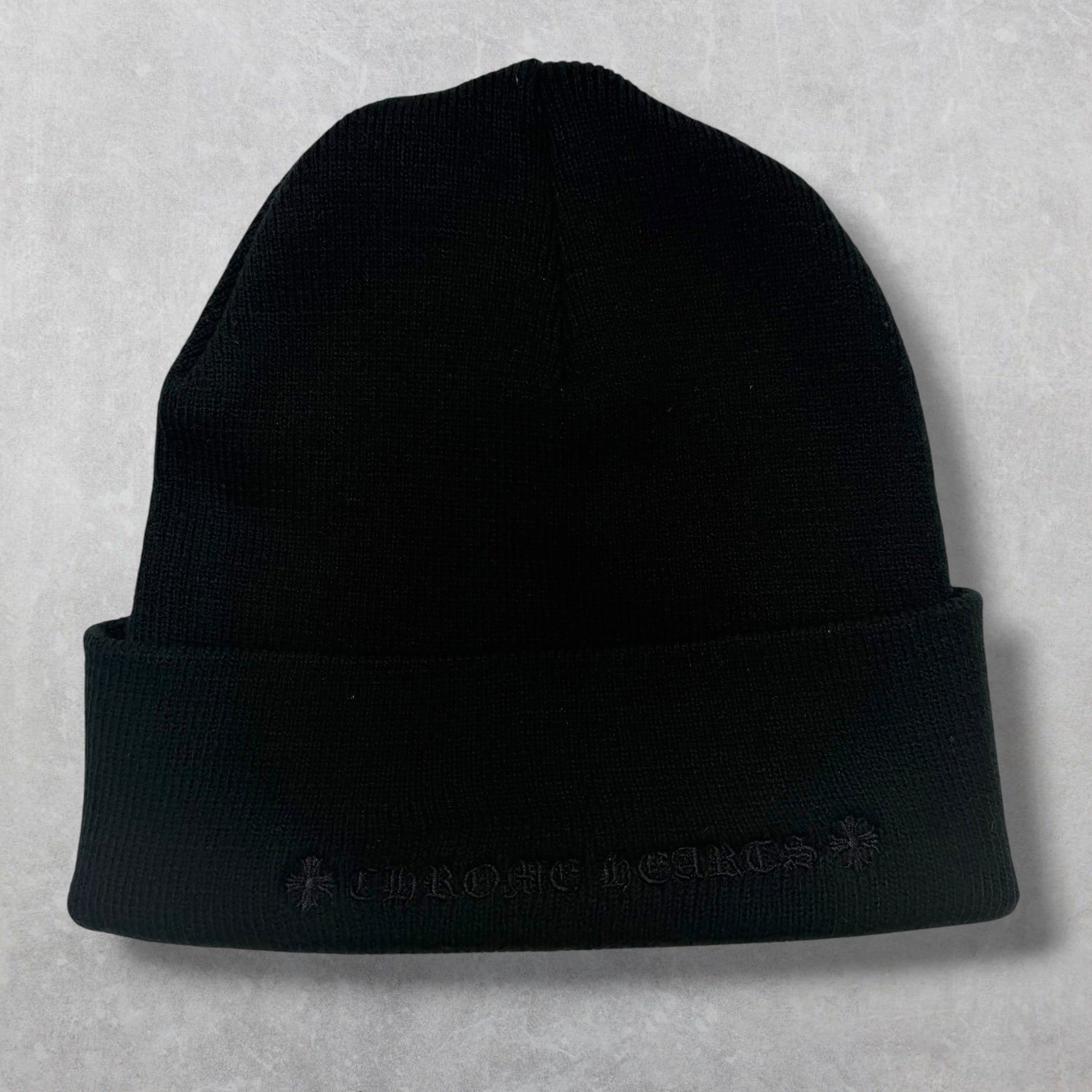 Chrome Hearts Chrome Hearts CH Logo Beanie Black Size ONE SIZE - 2 Thumbnail