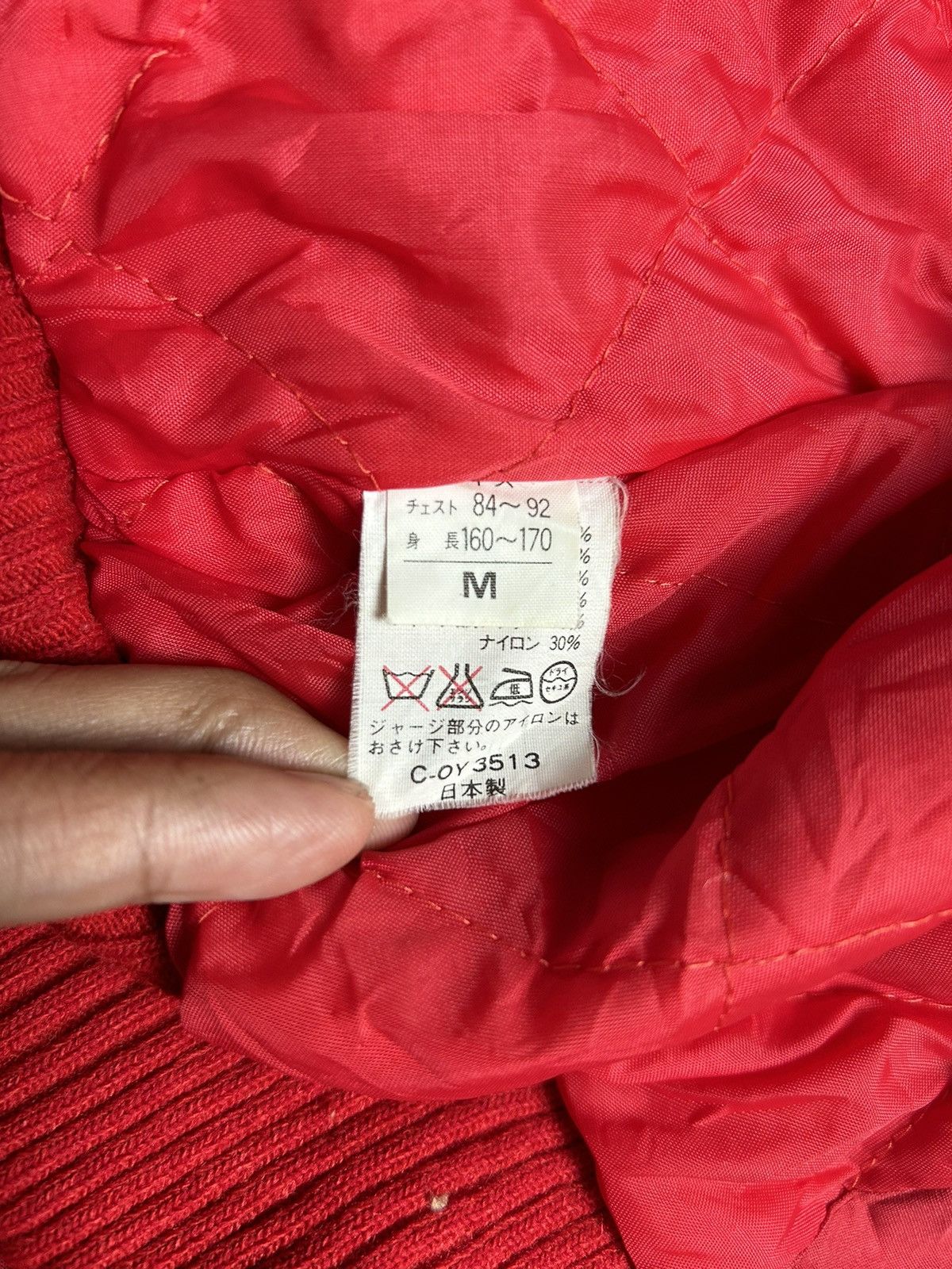 Big John × Vintage VINTAGE BIG JOHN RED BOMBER JACKET Size US M / EU 48-50 / 2 - 9 Thumbnail
