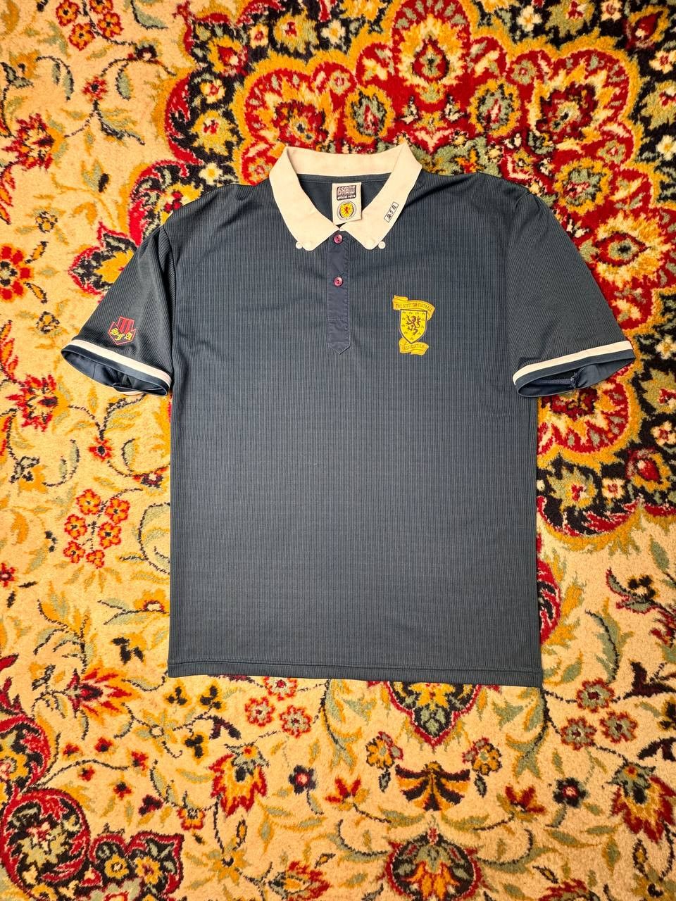 Vintage SCOTLAND 1990 HOME FOOTBALL SHIRT SOCCER JERSEY REPLICA Size US M / EU 48-50 / 2 - 1 Thumbnail