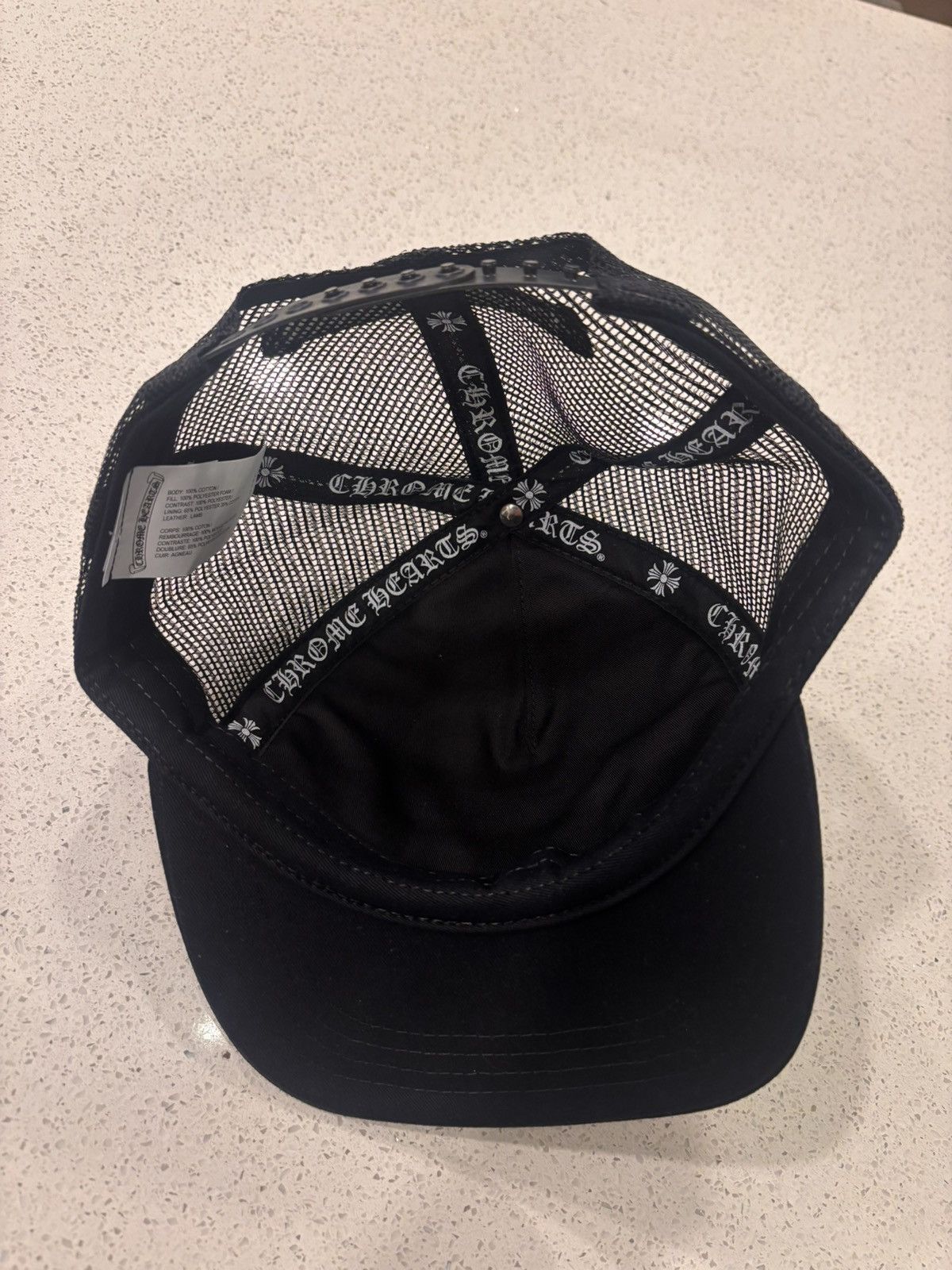 Chrome Hearts Chrome Hearts White Cemetery Trucker Hat Size ONE SIZE - 3 Thumbnail