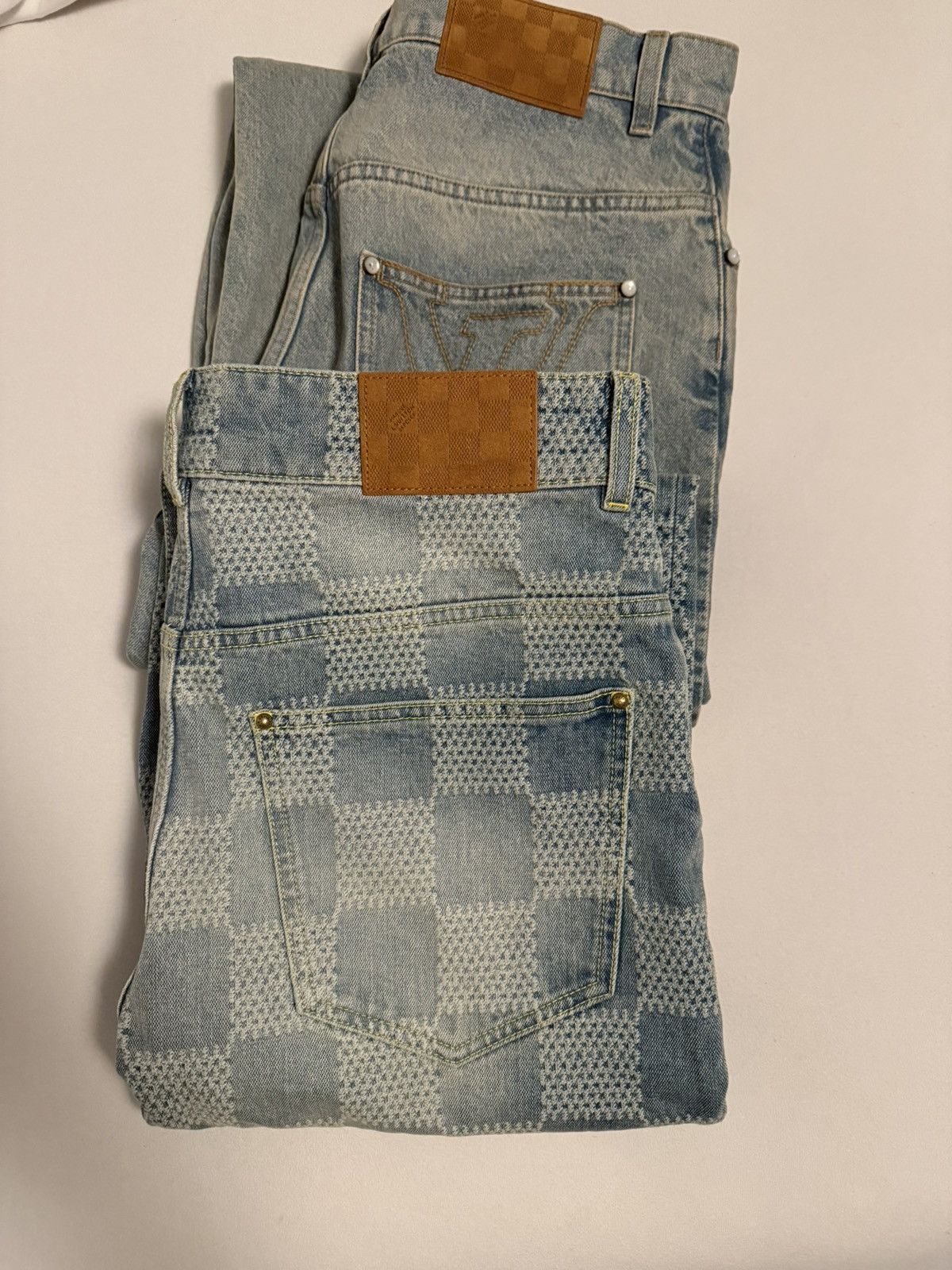 Louis Vuitton Louis Vuitton Damier Denim Skate Pants Size US 33 - 6 Thumbnail