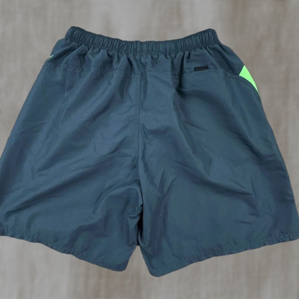 Nike Nike Swim Trunks Men XL Gray Green Bored Shorts Lined Pocket Adult 28" Waist Size US 39 - 1 Thumbnail