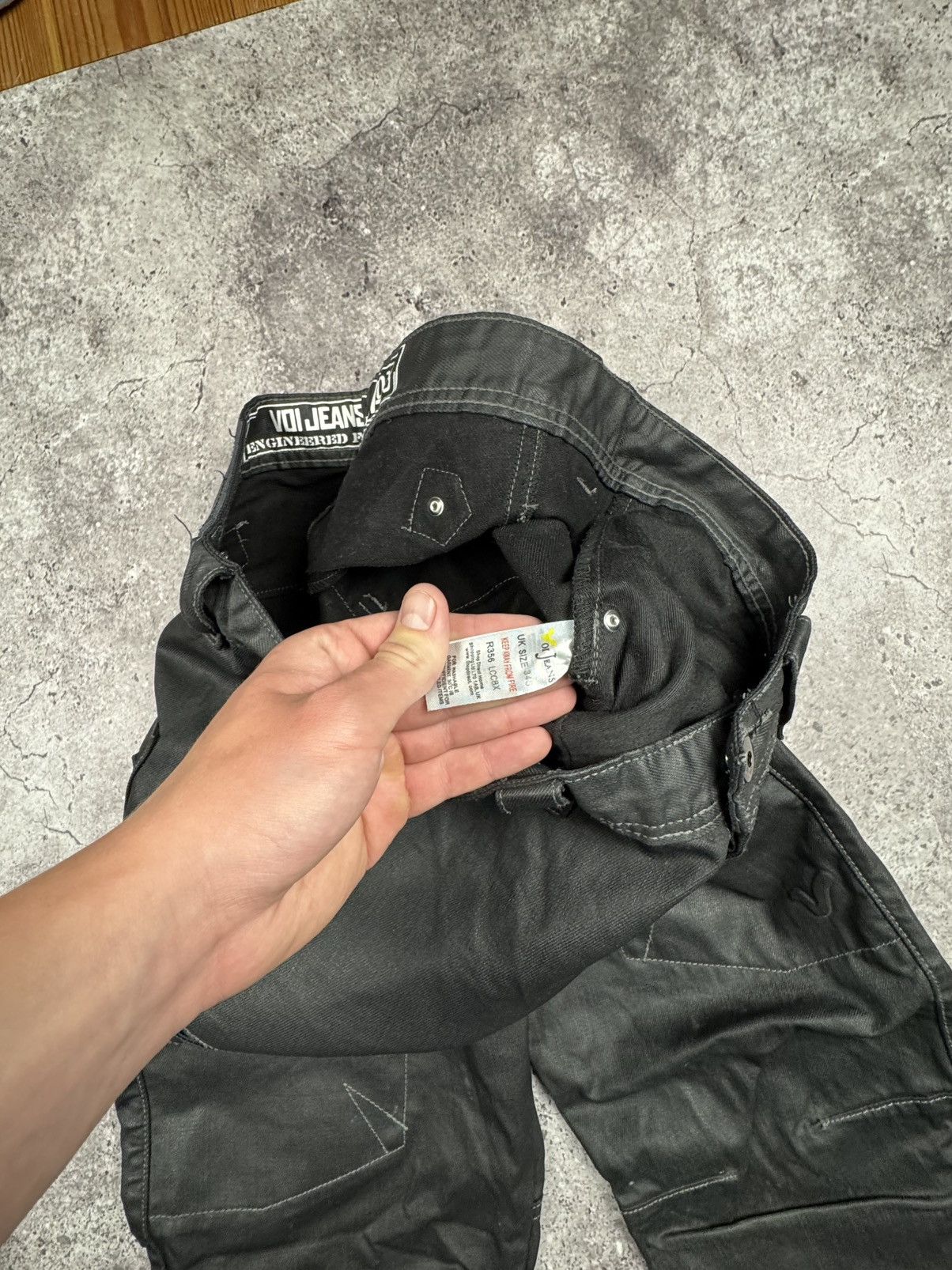 Japanese Brand Vintage VOI Jeans Distressed flared denim japan style 34 Size US 34 / EU 50 - 9 Thumbnail
