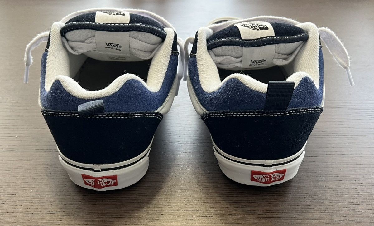 Vans Vans Knu Skool / navy blue and white Size US 12 / EU 45 - 5 Thumbnail