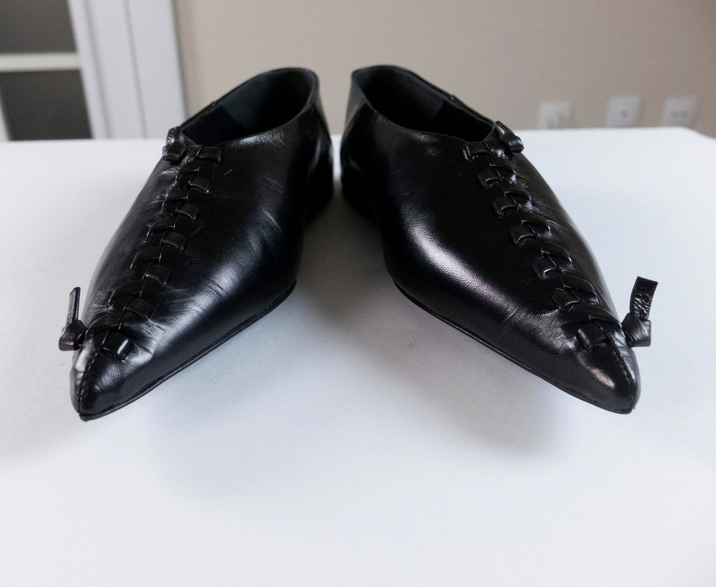 Jil Sander JIL SANDER black knot detailing soft ballerina shoes 8 38 Size US 8 / IT 38 - 6 Thumbnail