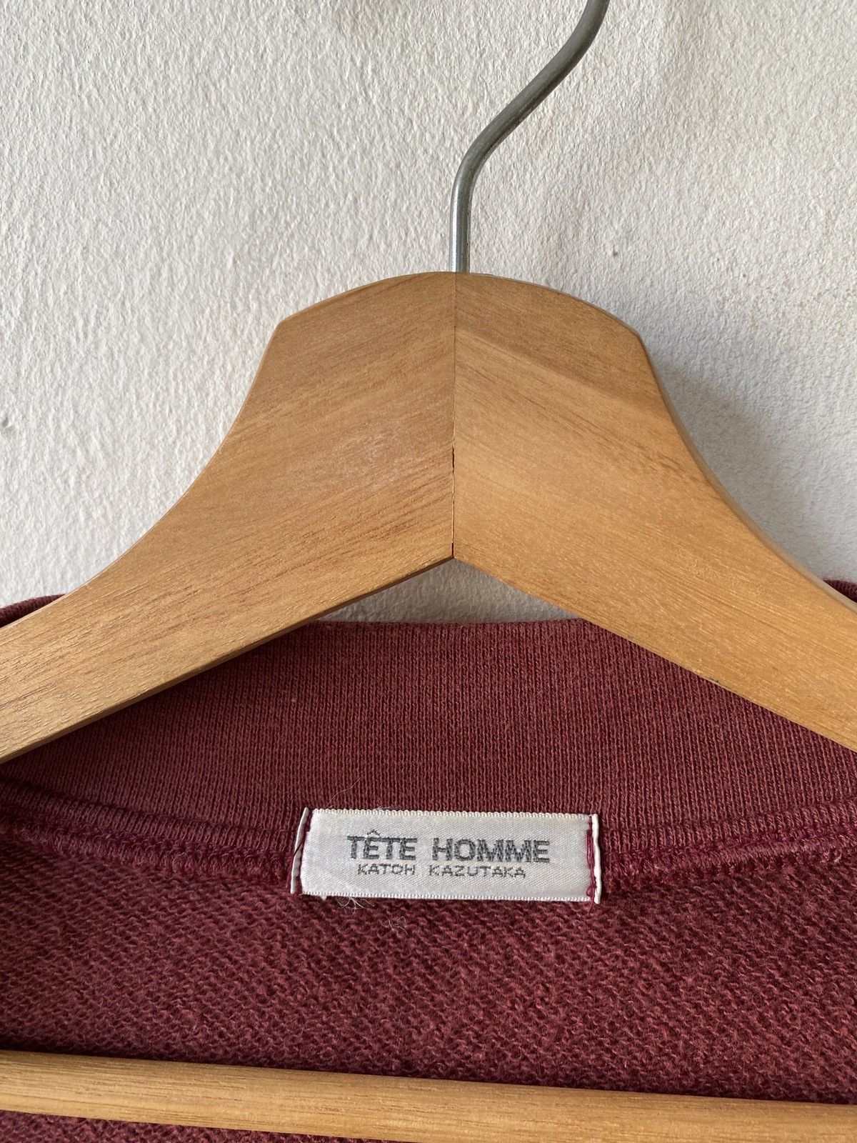 Issey Miyake × Japanese Brand × Tete Homme 1990s - Tete Homme By Katoh Kazutaka Zipper Hoodie Size US L / EU 52-54 / 3 - 13 Thumbnail