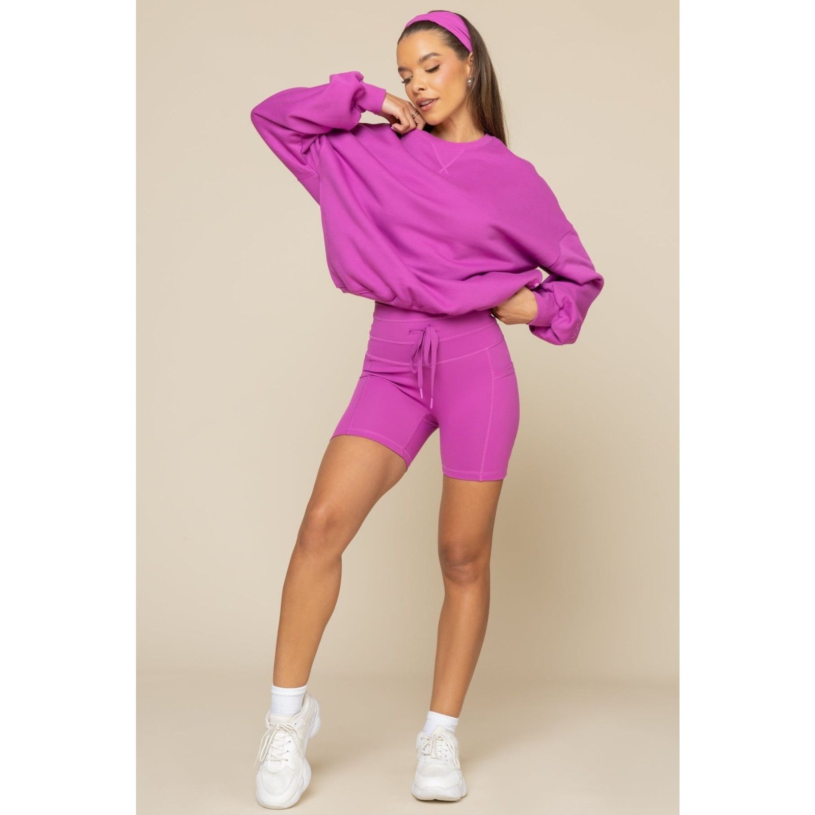 Popflex Cargo Midi Shorts Royal Orchid Sold Out Size Small
