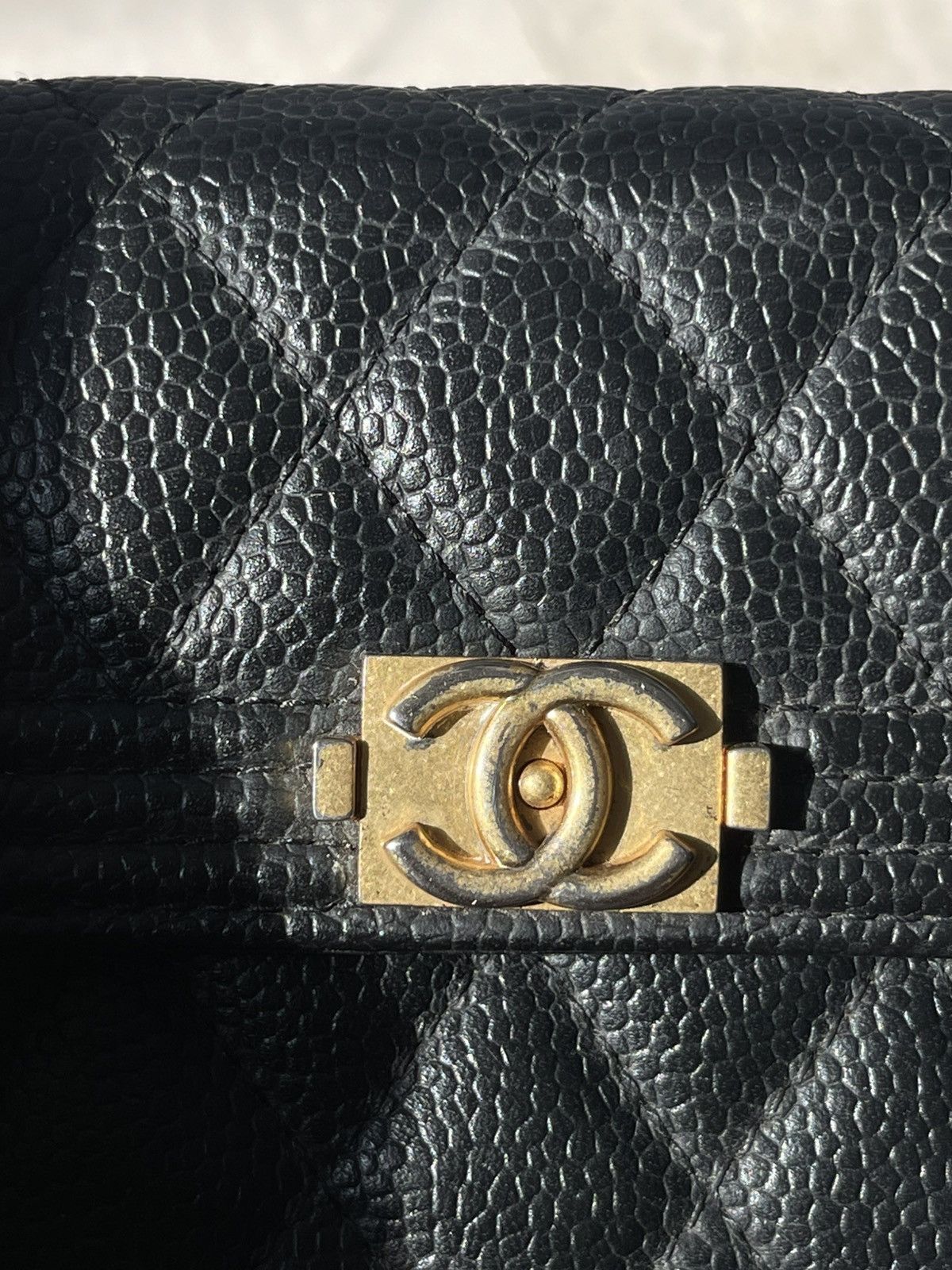 Chanel Chanel Black Boy Wallet Size ONE SIZE - 13 Thumbnail