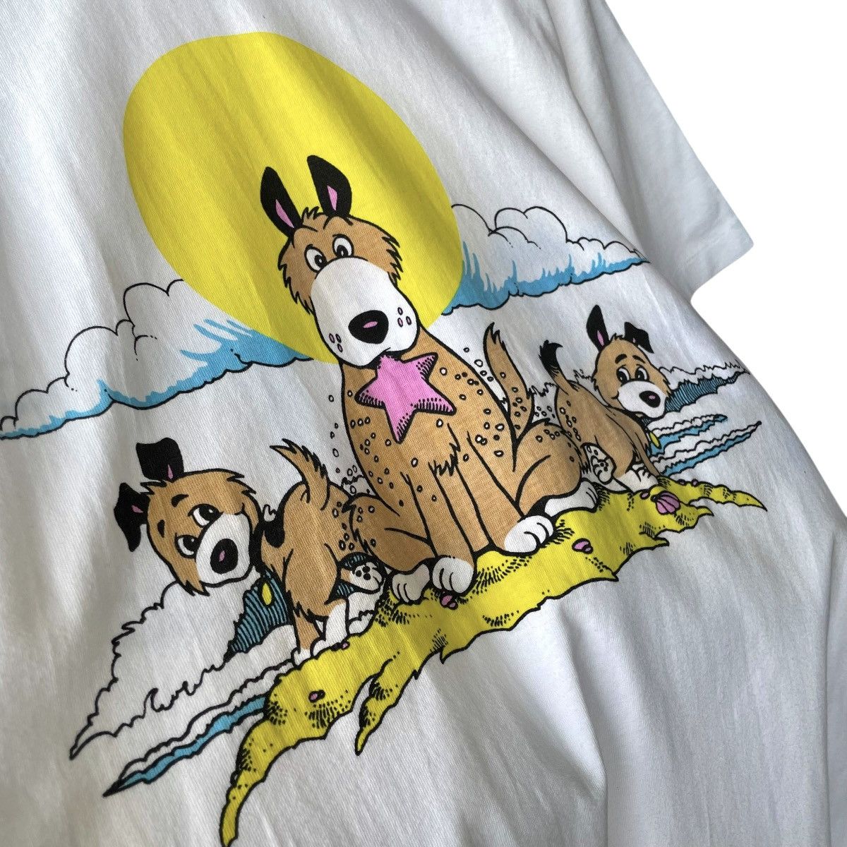Vintage Crazy Shirts Hawaii Vintage 1980s Fujitake Dogs Printed Tee Size US M / EU 48-50 / 2 - 4 Thumbnail