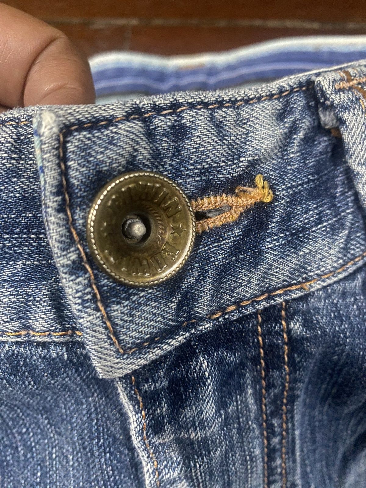 If Six Was Nine Edwin Exclusive Vintage Lgb Style Denim distressed mud wash Size US 36 / EU 52 - 8 Thumbnail
