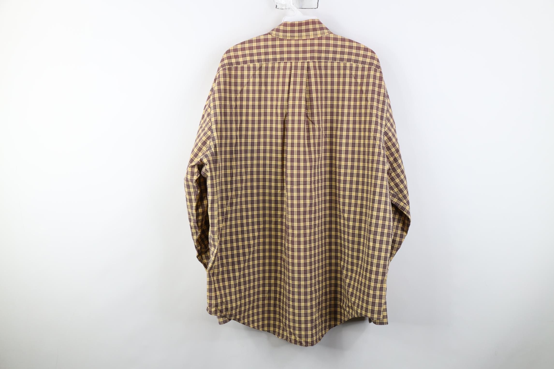Lands' End Vintage 90s Lands End Collared Button Down Shirt Plaid Size US XL / EU 56 / 4 - 9 Thumbnail