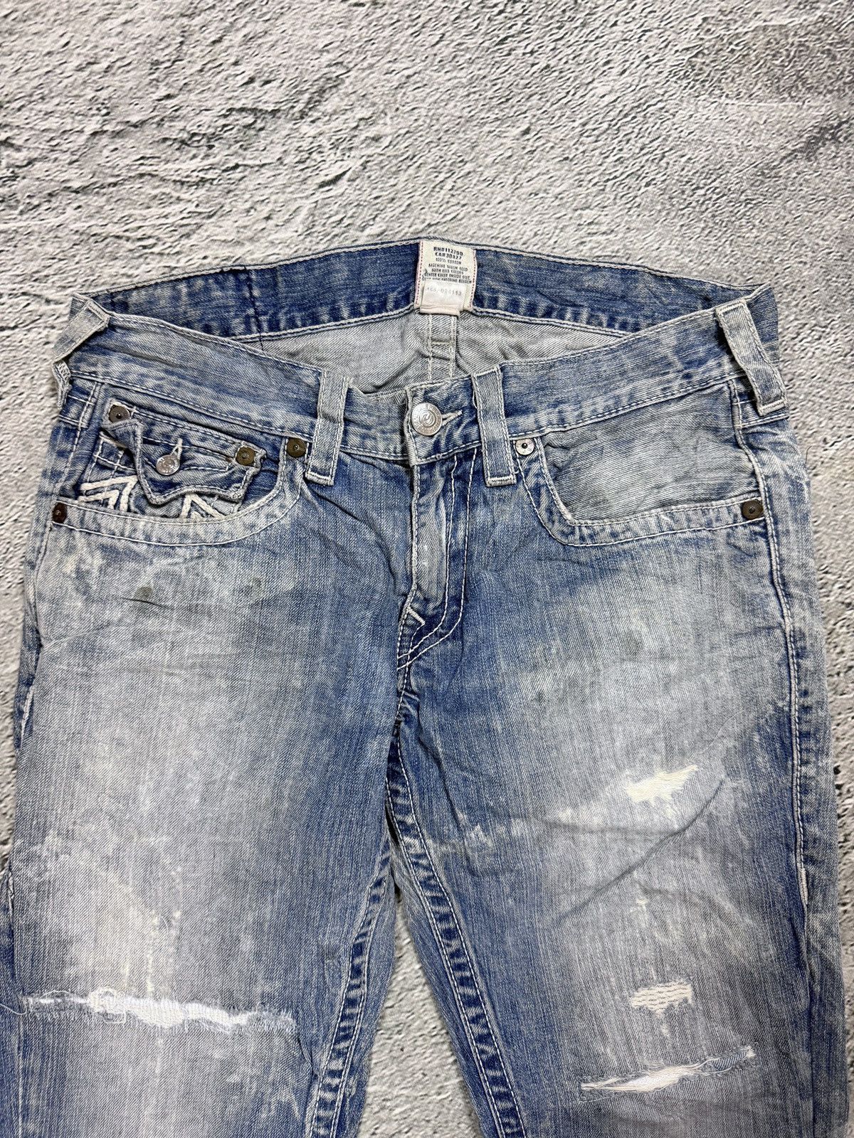 True Religion True Religion jeans washed denim white rope stitching Size US 32 / EU 48 - 7 Thumbnail