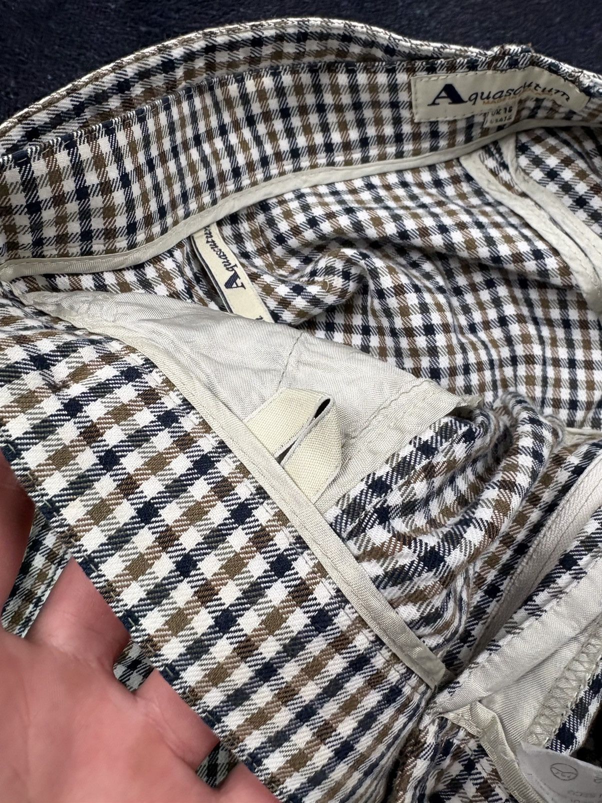 Aquascutum AQUASCUTUM Vintage Hype Checkered Streetwear Casual Rare Size 34" / US 12 / IT 48 - 11 Thumbnail