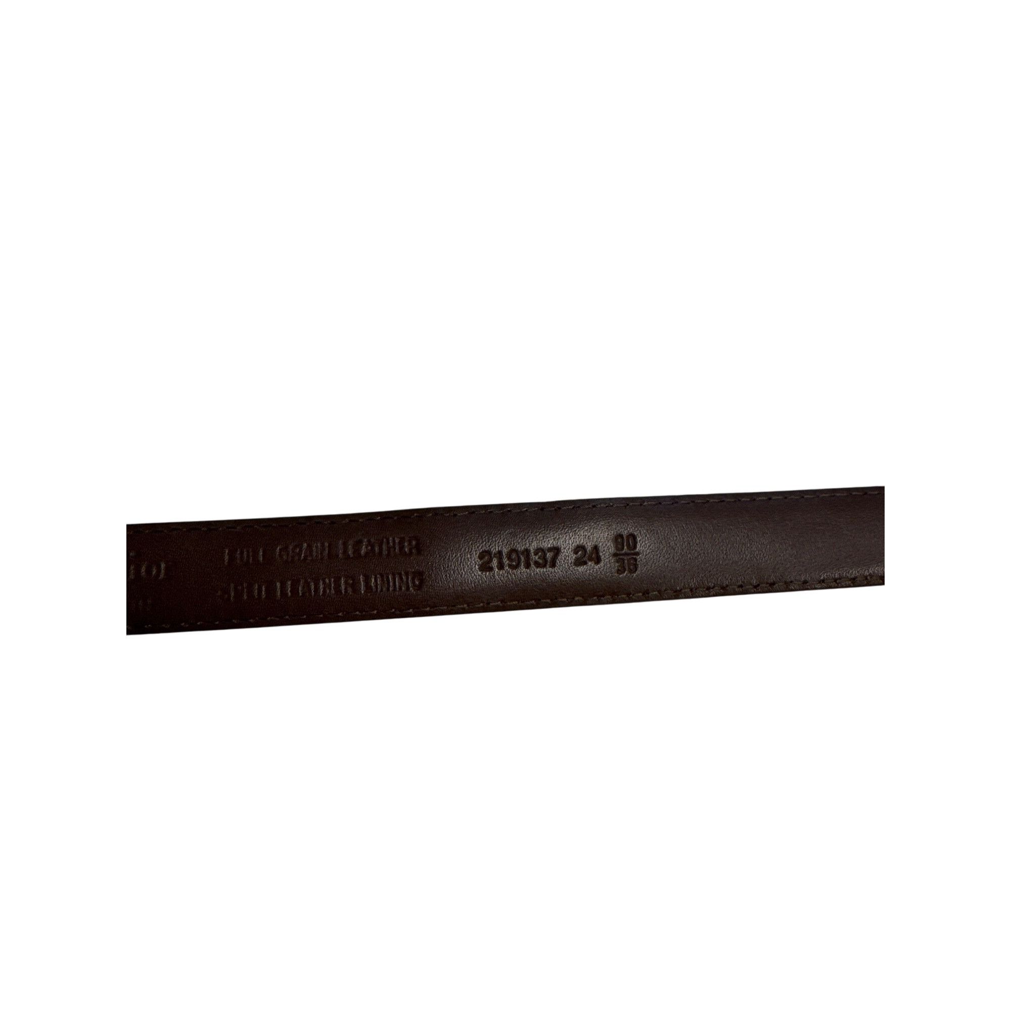 Dior Christian Dior Womens Brown Genuine Leather Belt With Brass Size ONE SIZE - 8 Thumbnail