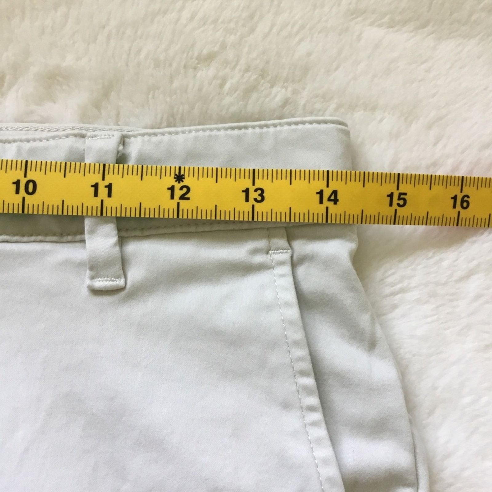 DKNY DKNY Men's White Flat Front Shorts Size US 28 / EU 44 - 7 Thumbnail