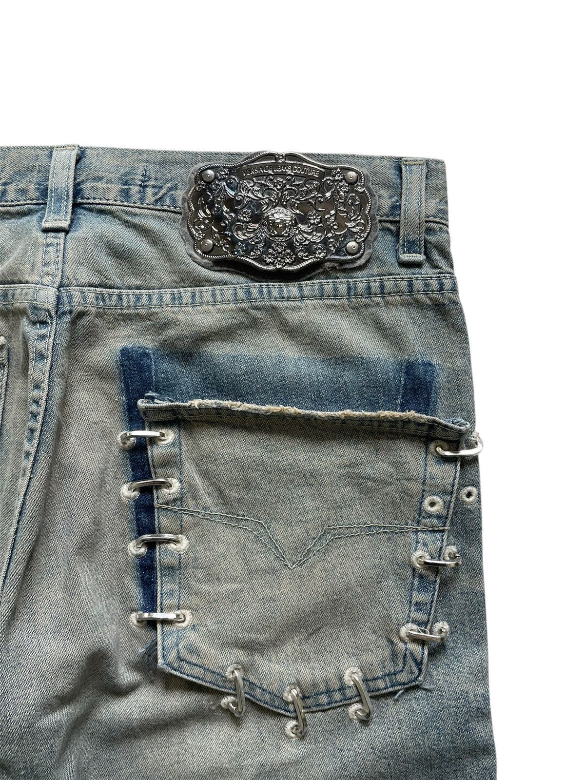 Versace × Versace Jeans Couture Rare Design Vintage Versace Jeans Couture Size US 30 / EU 46 - 5 Thumbnail