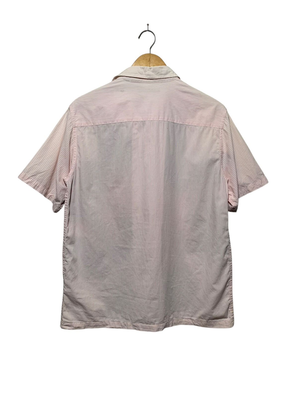 Hysteric Glamour Gaijin Made big flower splash pink striped shirt Size US L / EU 52-54 / 3 - 5 Thumbnail