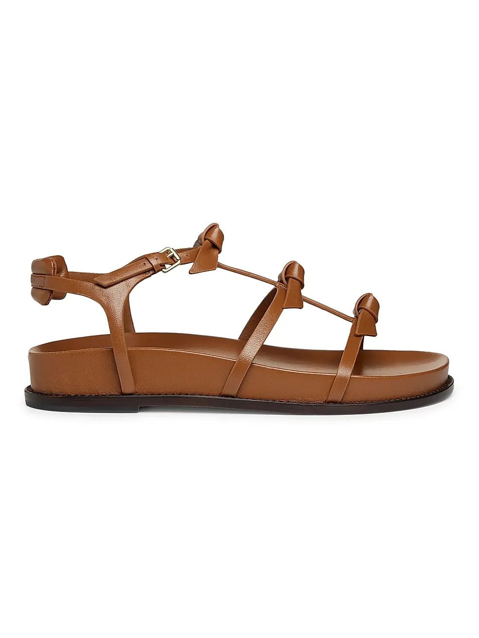 Alexandre Birman os11x0326 Slim Lolita Leather Sandals in Brown Size US 8 / IT 38 - 1 Thumbnail