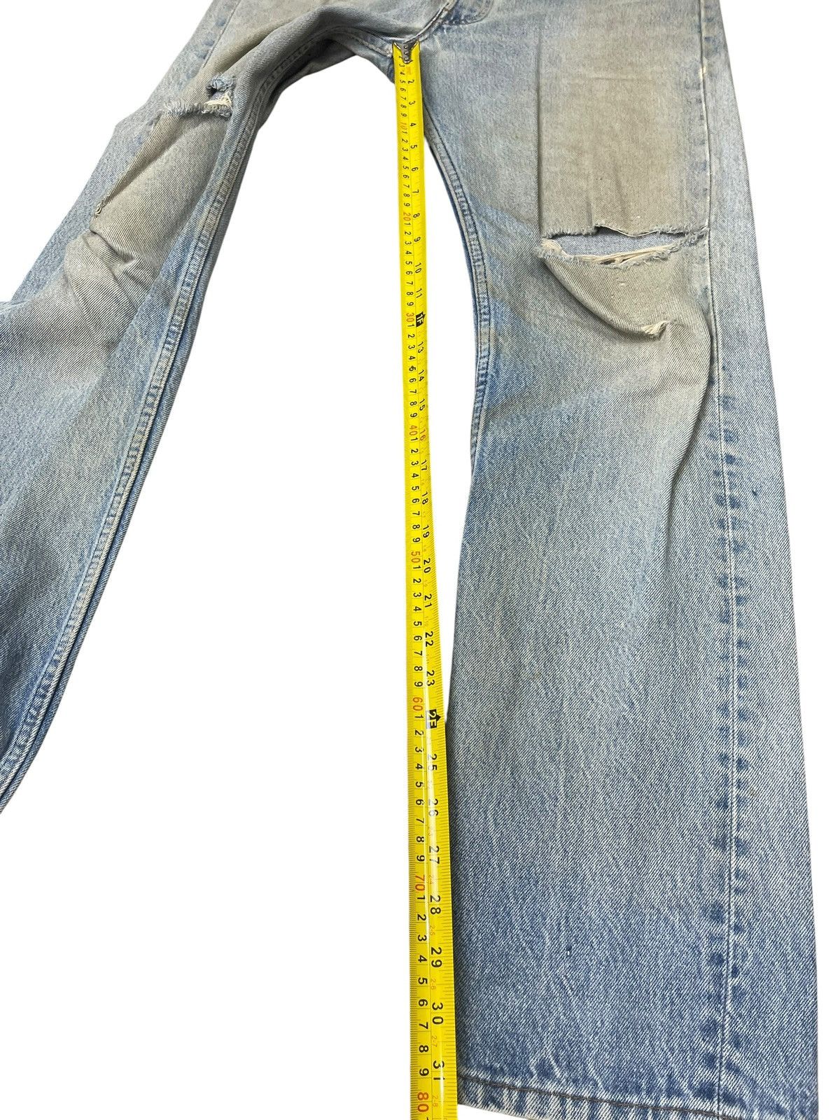 Levi's Vintage Levi’s 501 Jeans Distressed Streetwear Size US 32 / EU 48 - 7 Thumbnail
