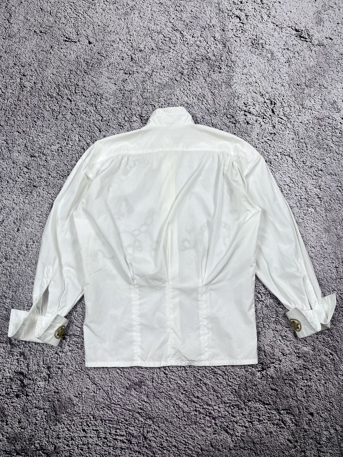 Escada Vintage Escada by Margaretha Ley Gold Embroidered Blouse Size XS / US 0-2 / IT 36-38 - 14 Thumbnail