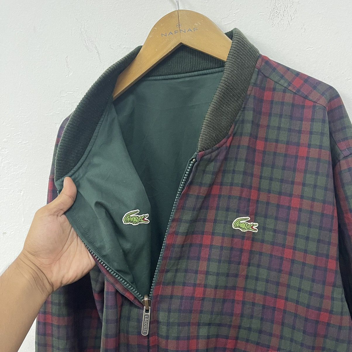 Lacoste × Vintage Vintage Lacoste Reversible Bomber Jacket Size US L / EU 52-54 / 3 - 9 Thumbnail