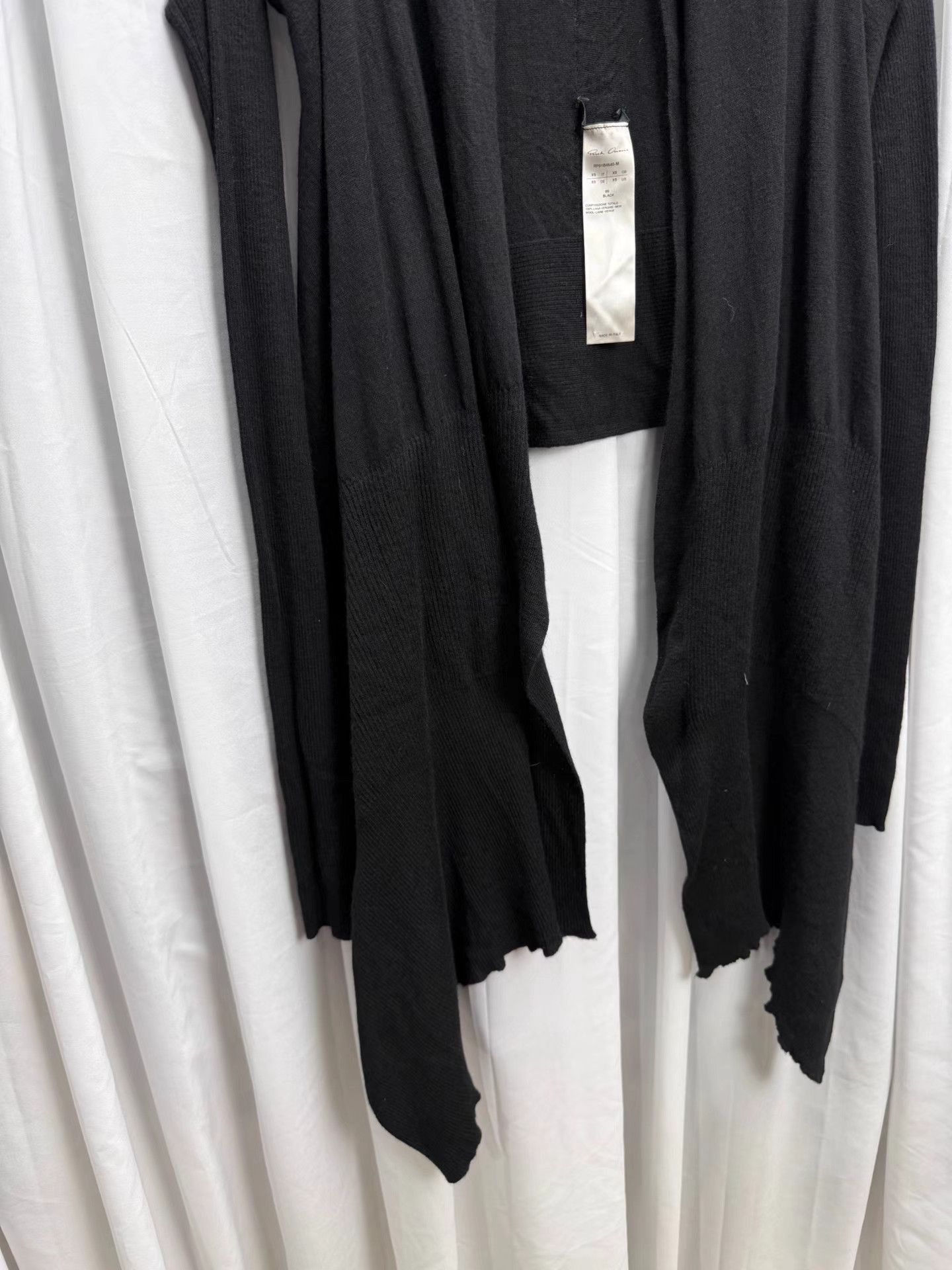 Rick Owens Rick Owens Asymmetrical Knit Jacket K20 Size US XS / EU 42 / 0 - 2 Thumbnail