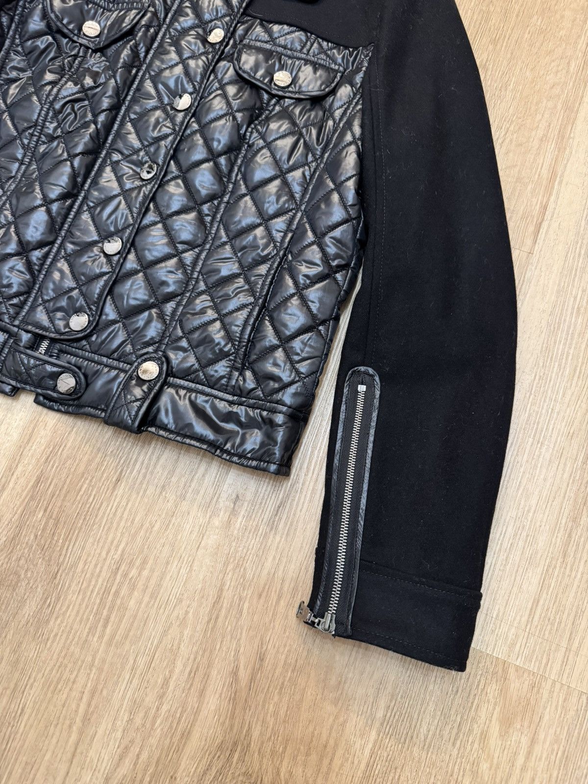 Luisa Cerano Luisa Cerano Quilted Hybrid Jacket Black size M Size M / US 6-8 / IT 42-44 - 4 Thumbnail