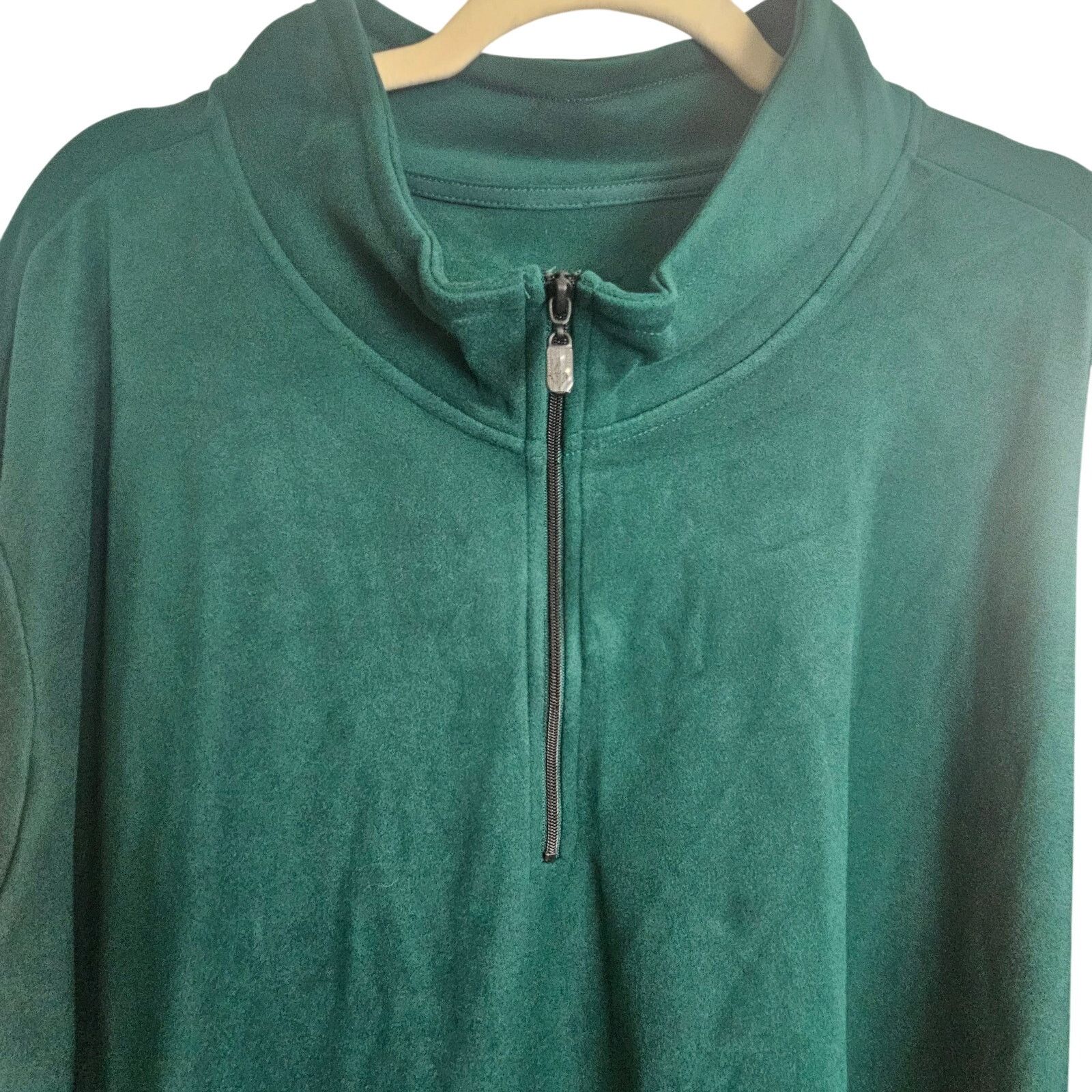 Corridor Happy Camper Torrid Kelly Green Pullover Sweatshirt 6X Size 4XL / US 24-26 - 2 Thumbnail