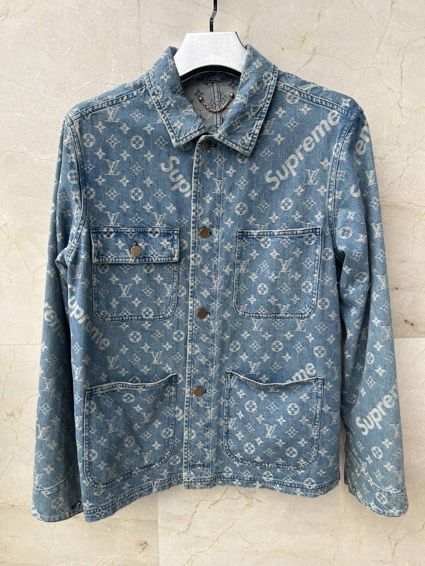 Louis Vuitton Supreme LV Four-Pocket Jacket Size US M / EU 48-50 / 2 - 1 Thumbnail