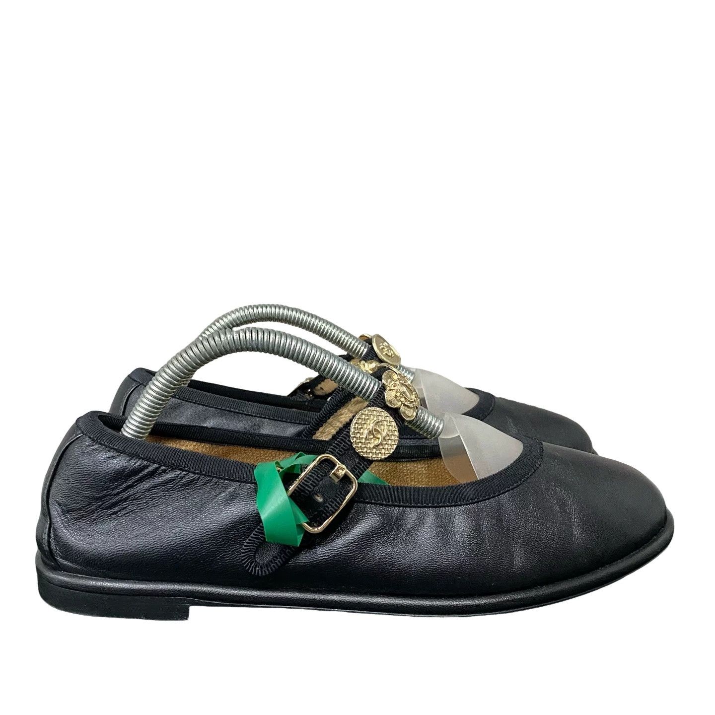 Chanel Chanel Emblem Mary Jane Flats Size 38 Size US 8 / IT 38 - 1 Thumbnail