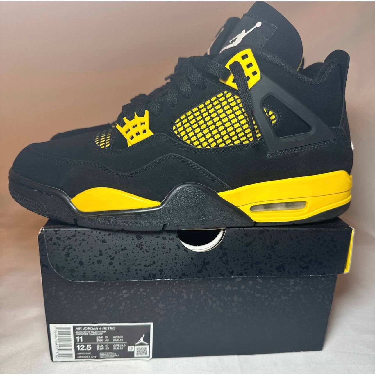 Jordan Brand × Nike Size 11 - Nike Air Jordan 4 Retro Thunder 2023 Men's Shoes Size US 11 / EU 44 - 9 Thumbnail