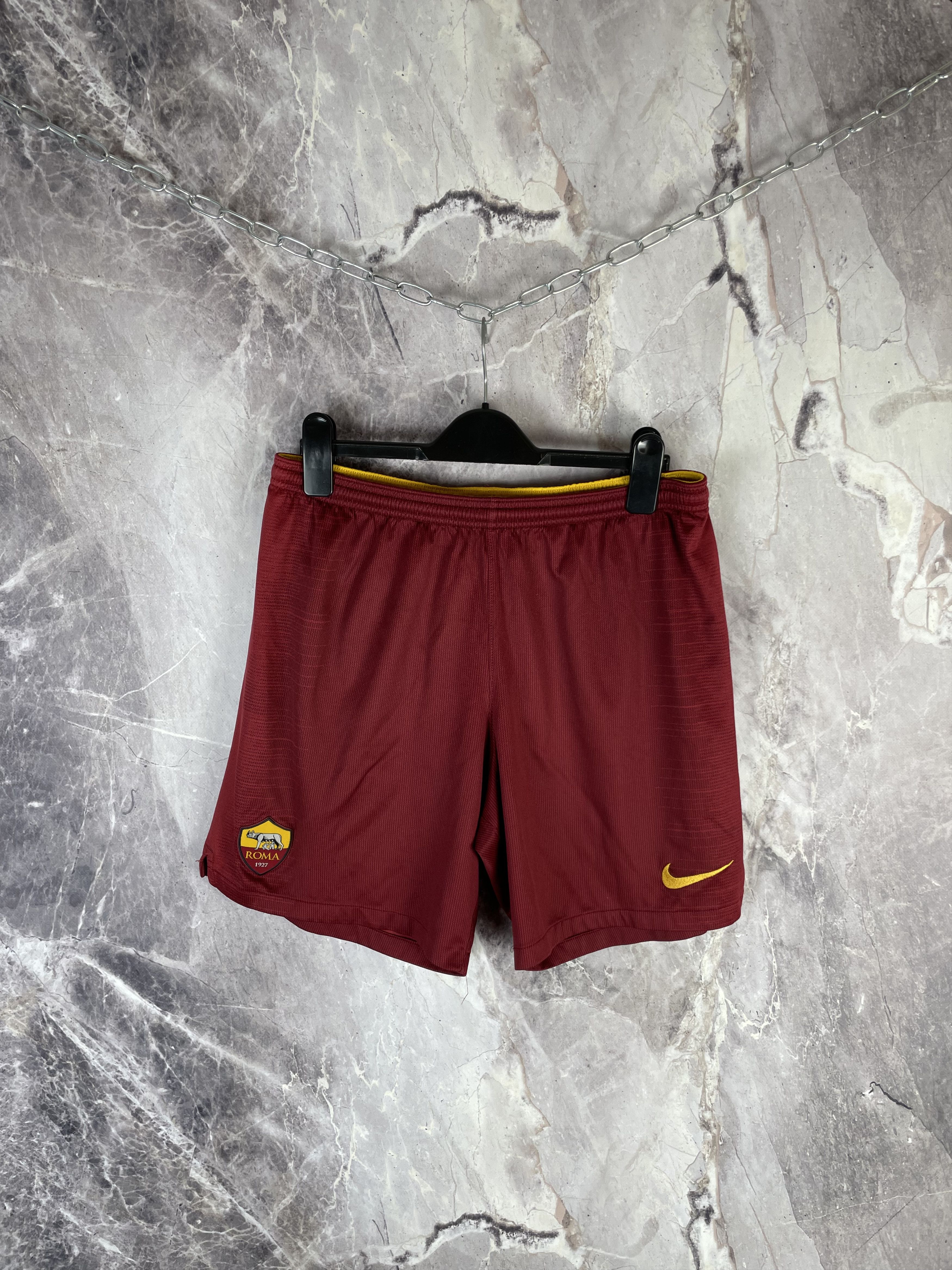 Nike Nike AS Roma Vintage Shorts Y2k Size US 34 / EU 50 - 1 Thumbnail