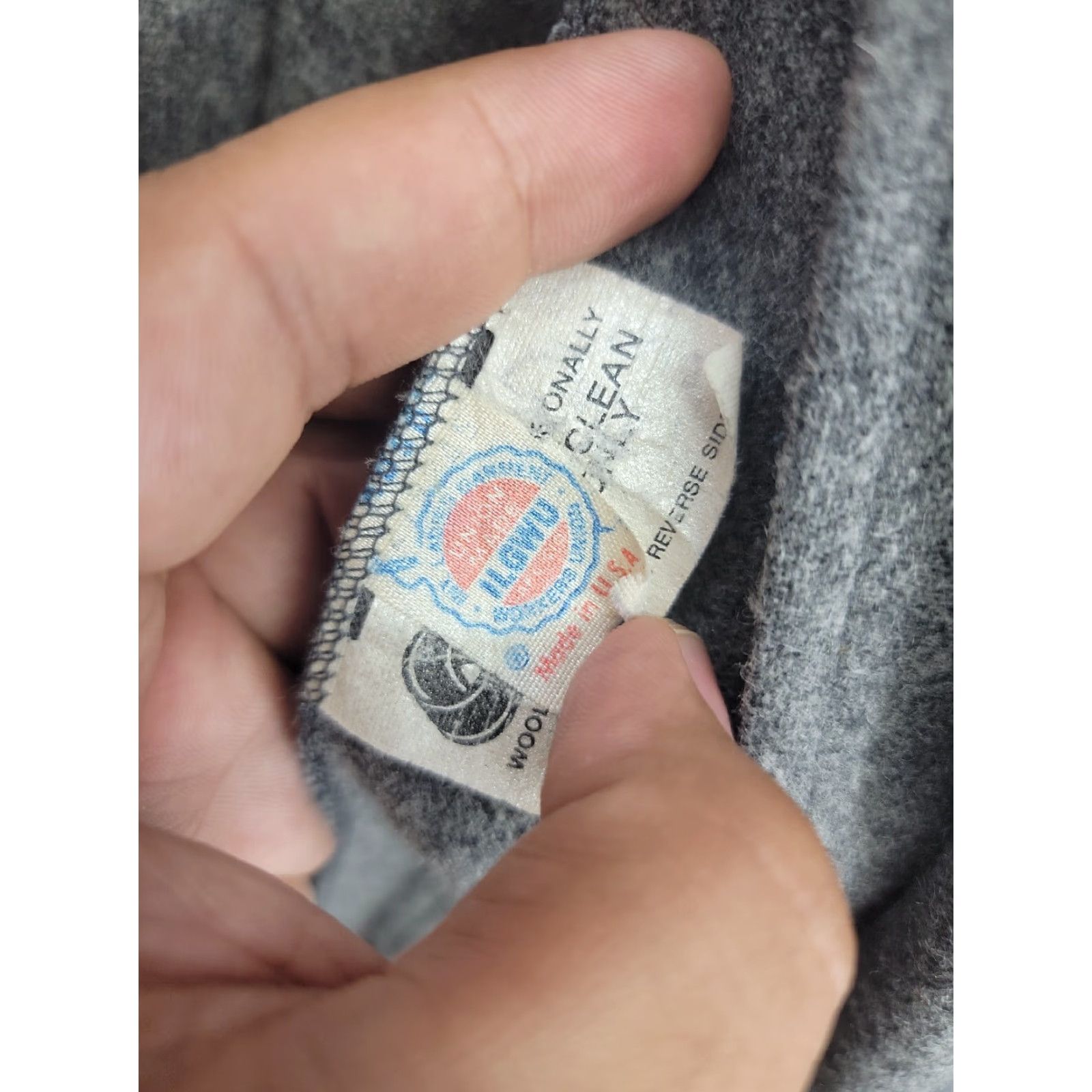 Mackintosh VINTAGE Mackintosh Coat Womens Wool Overcoat Gray One Size Pockets Long Winter Casual Formal Party/Cocktail Ladies 1size Size ONE SIZE - 5 Thumbnail