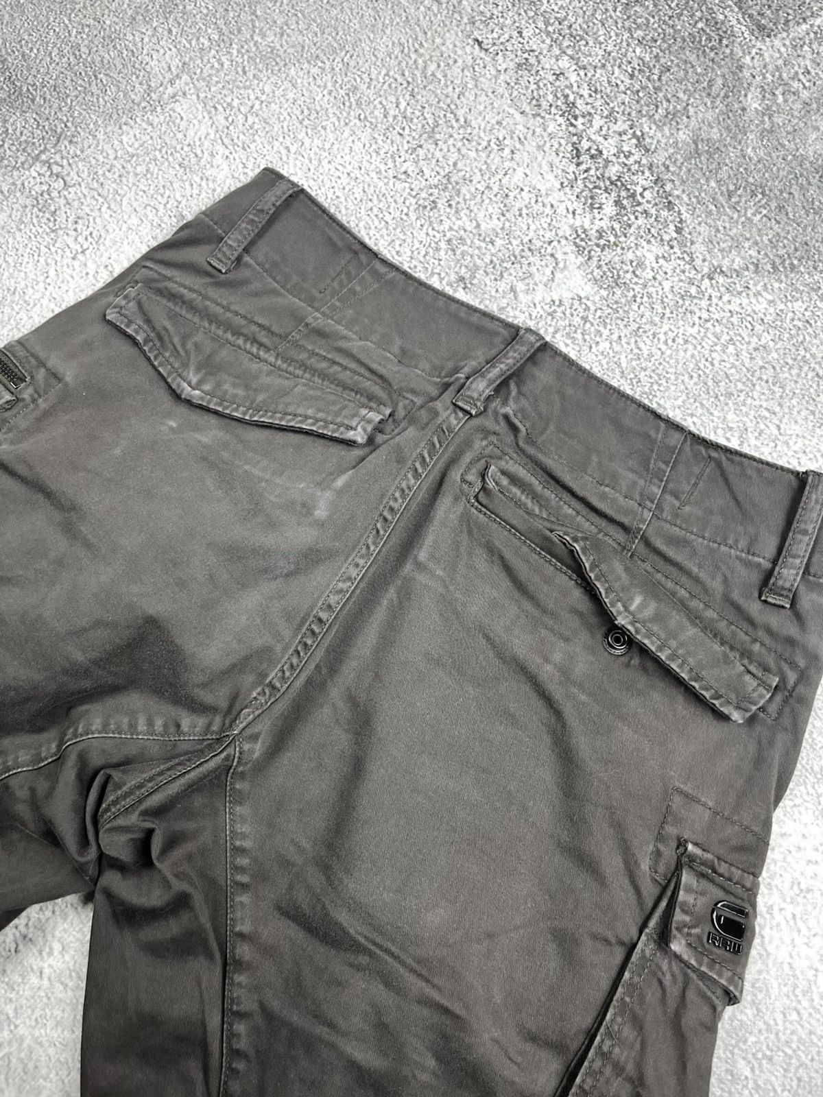 G-Star G-Star Raw Rovic Zip 3D Regular Tapered Cargo Pants Size US 29 - 9 Thumbnail