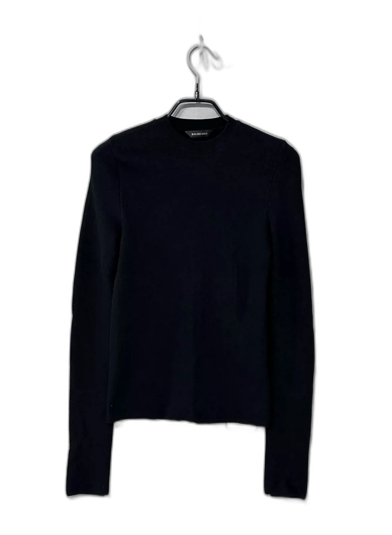Balenciaga New Balenciaga Long Sleeve Knit Top Size US L / EU 52-54 / 3 - 1 Thumbnail