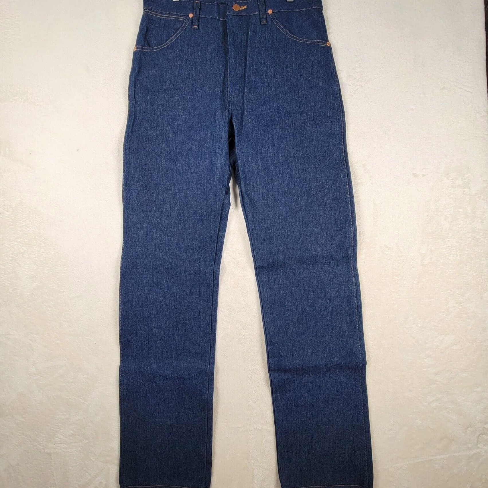 Wrangler VINTAGE Wrangler Cowboy Cut Jeans | 34x34 | Men’s 13MWZ | Blue Denim | 5-Pocket | Dark Wash | Regular Fit Size US 34 / EU 50 - 2 Thumbnail