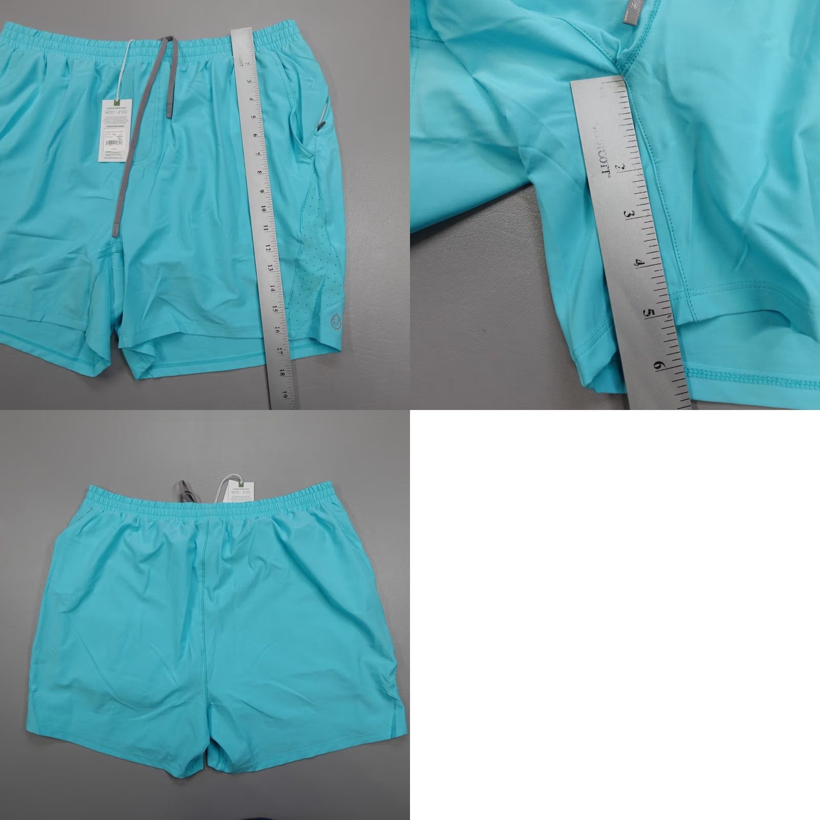 Vintage tasc Performance Recess 5" Run Shorts Lined Radiant Blue TM709-431 Men's XL Size US 34 / EU 50 - 8 Thumbnail