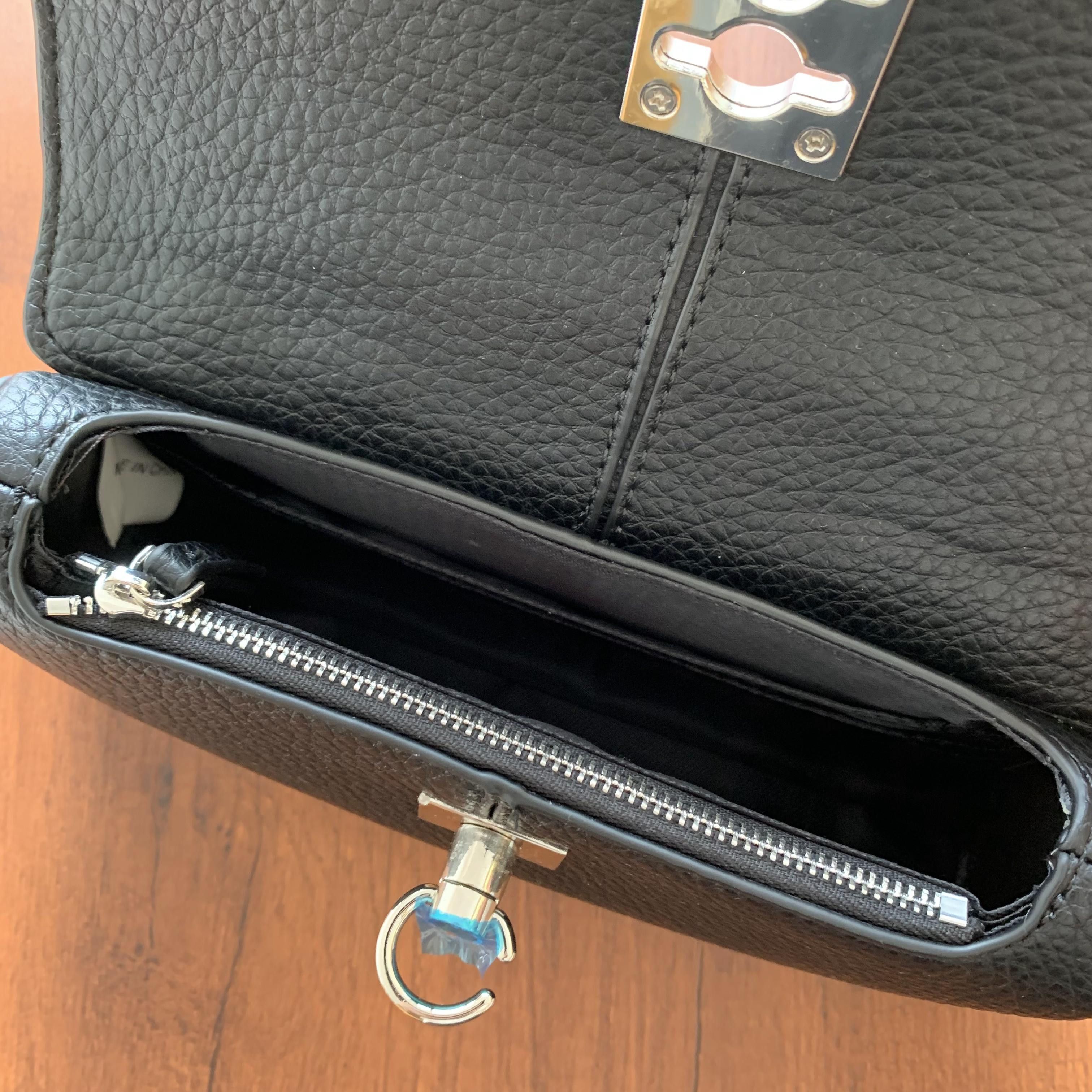 Handmade Cafune Sfance Wallet Crossbody Bag, Wristlets bag in black Size ONE SIZE - 8 Thumbnail