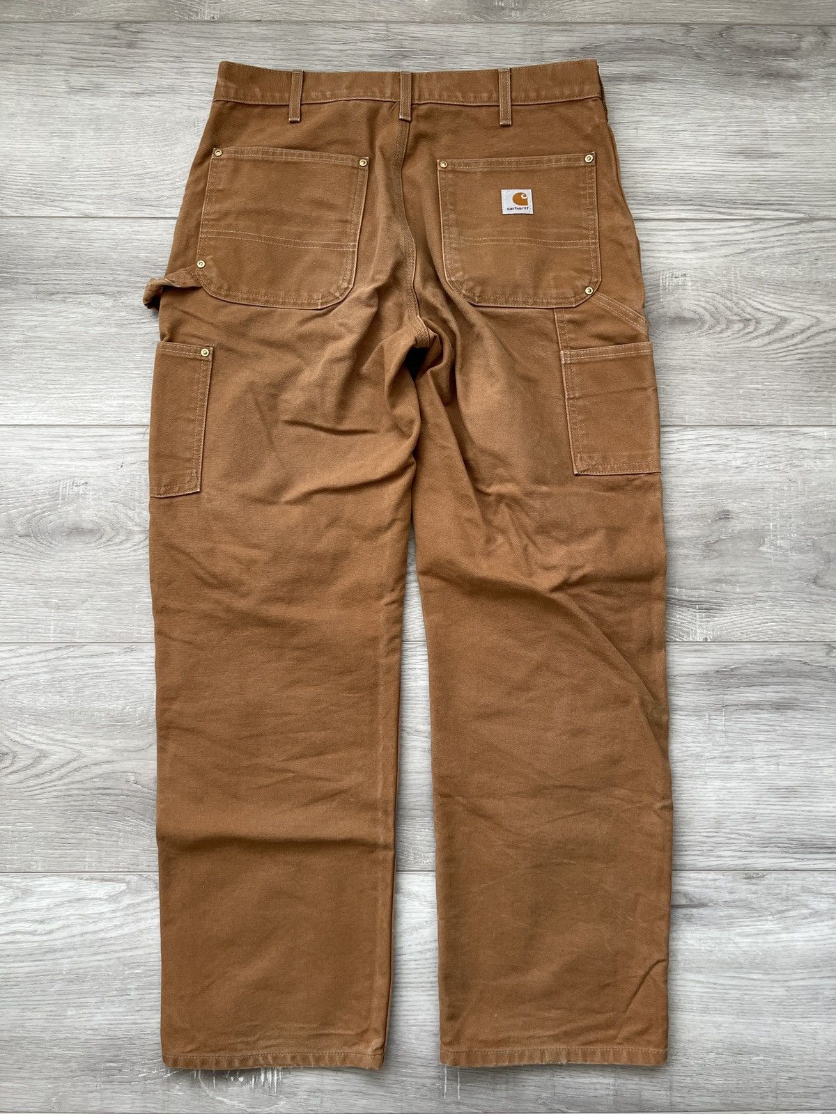Carhartt Carhatt B01 VTG Brown Cargo Work Pants 32x30 Size US 32 / EU 48 - 2 Thumbnail