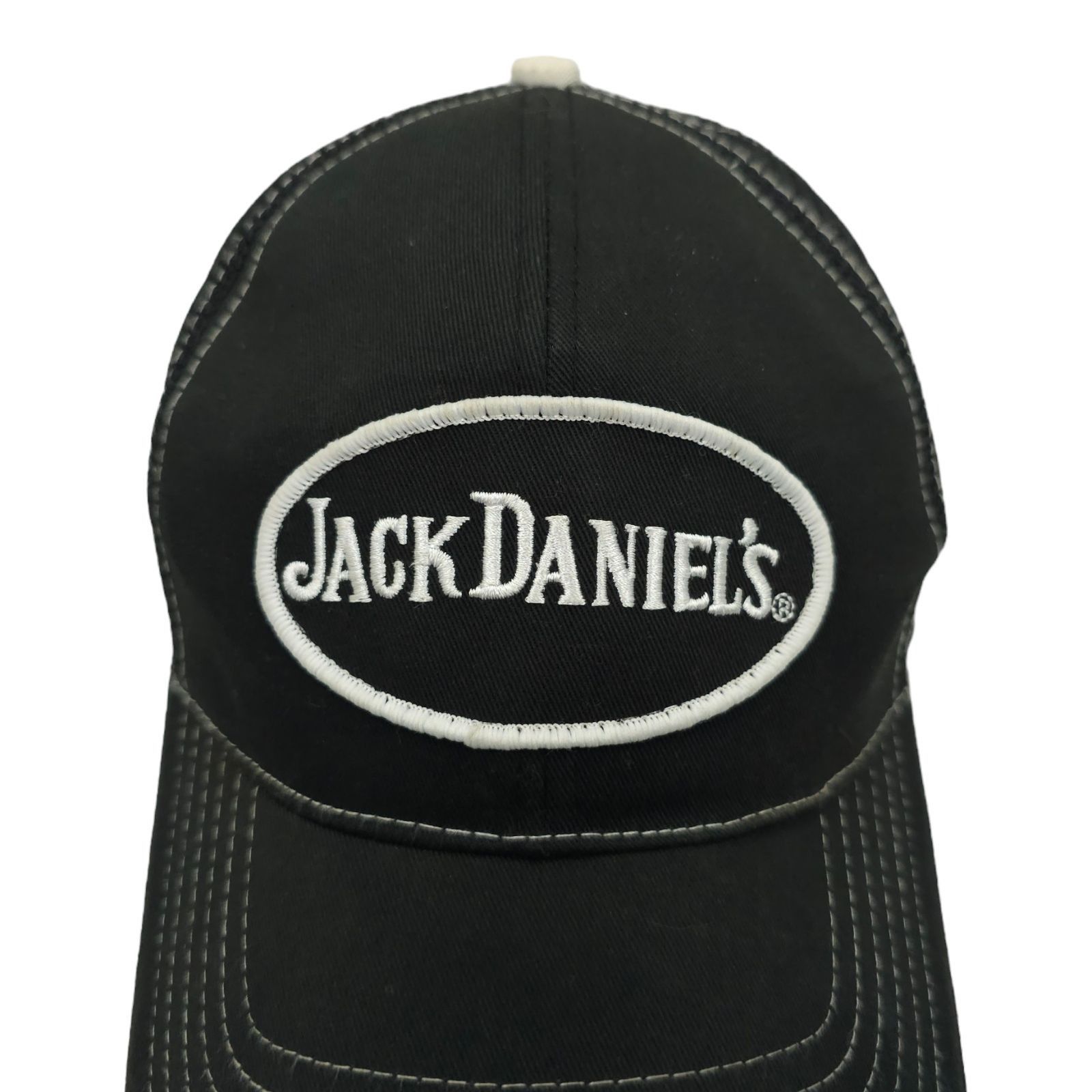 Other Jack Daniels Logo Embroidered Mesh Snapback Cap Trucker Hat Size ONE SIZE - 7 Thumbnail