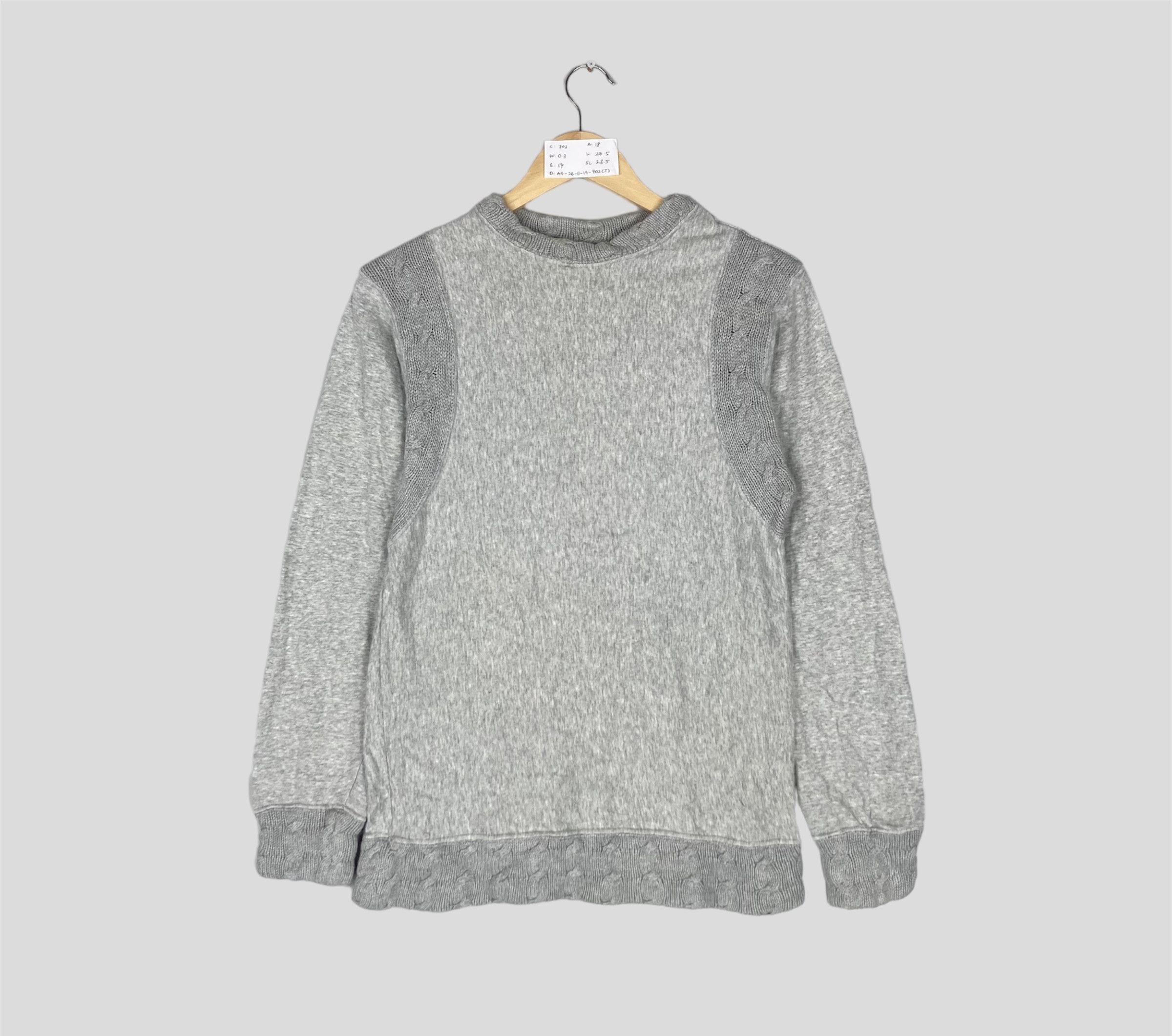 image of Beams Plus x Vintage Beams Boy By Beams Womens Sweatshirt in Grey (Size Small)