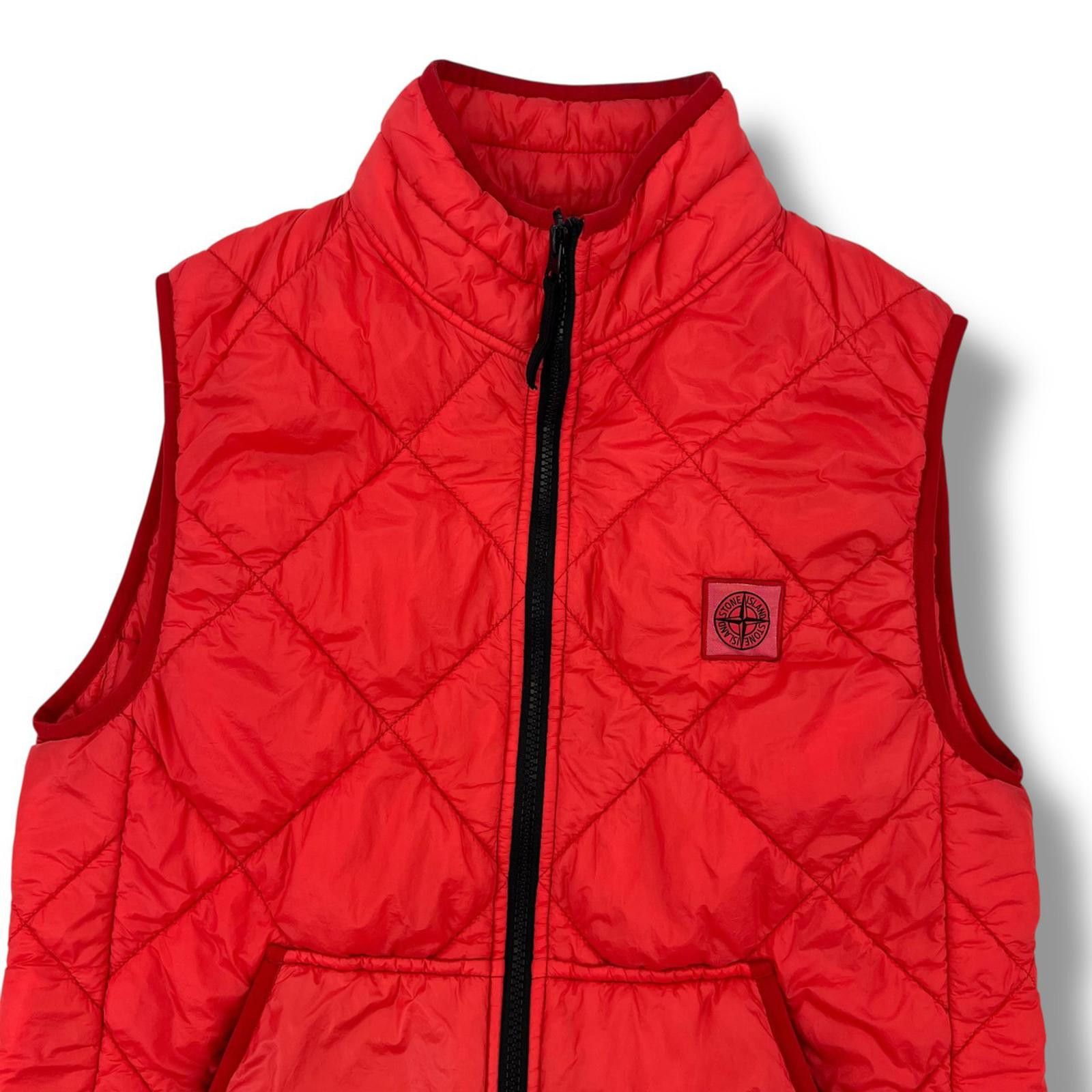 Stone Island Stone Island Red Garment Dyed Gilet Size US S / EU 44-46 / 1 - 1 Thumbnail