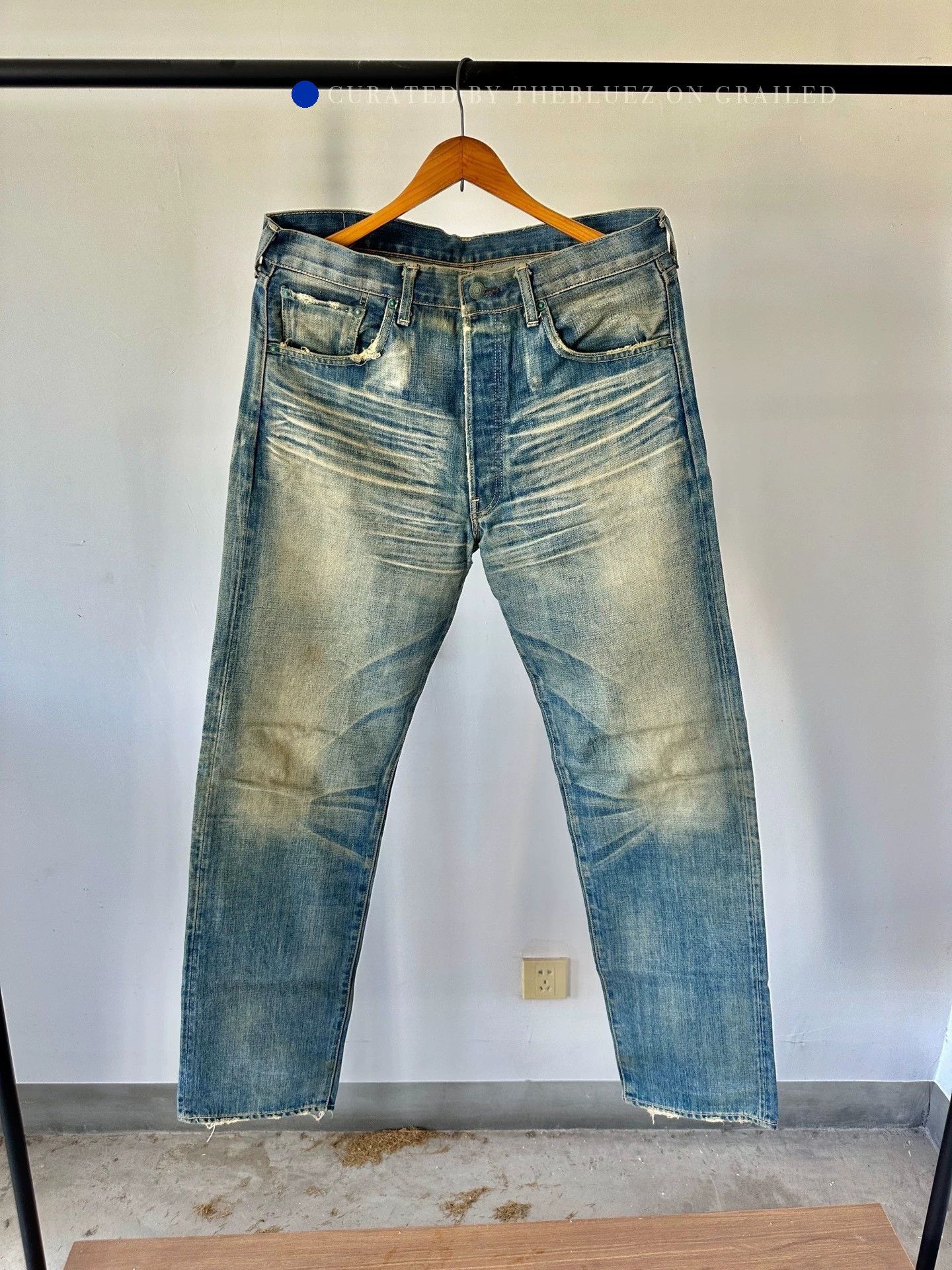 Levi's Super Heavy Wash Denim in Blue Size US 36 / EU 52 - 1 Thumbnail