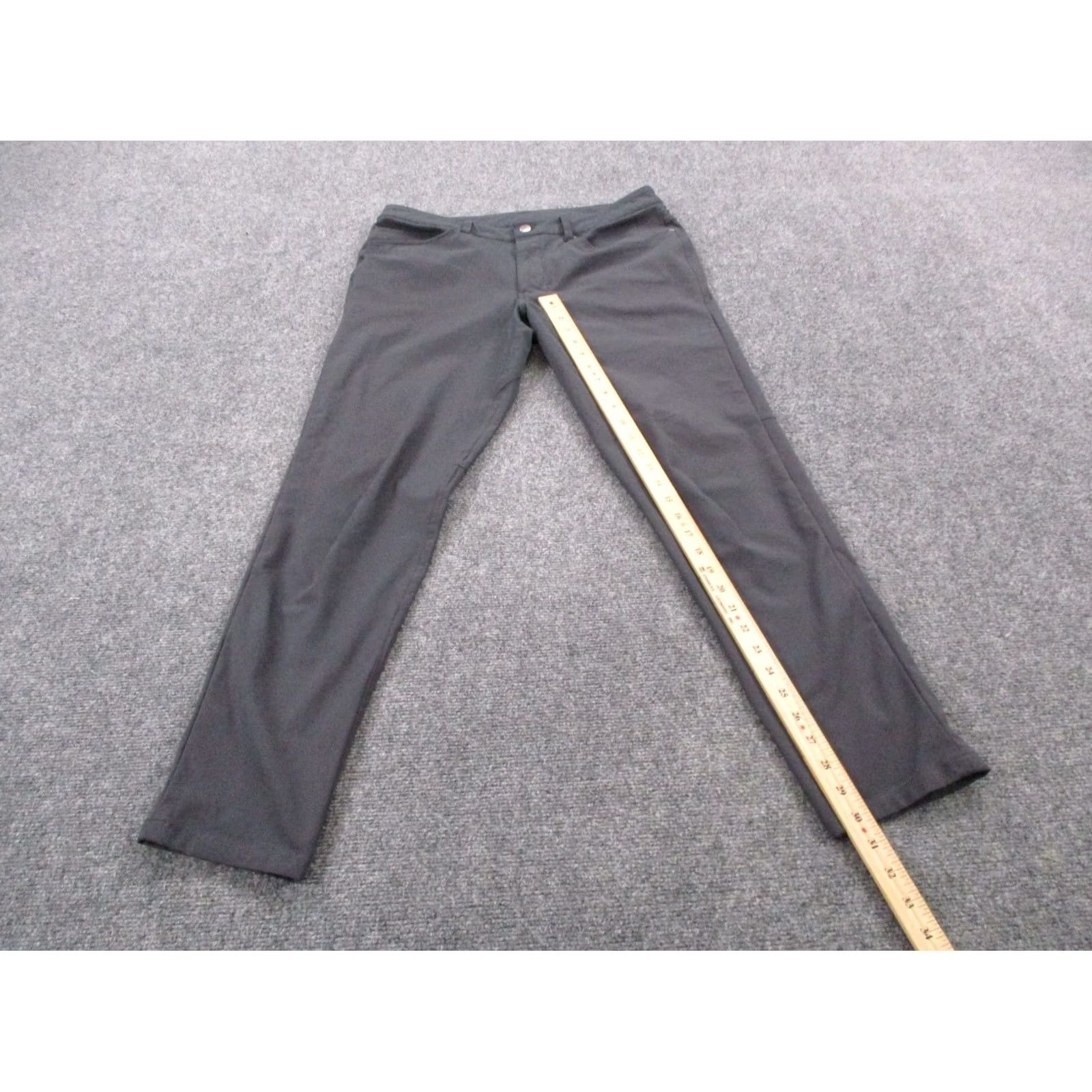 Lululemon Lululemon Mens 32 Black Chino Slim Fit Warpstreme Pants LM5704S Size US 32 / EU 48 - 3 Thumbnail