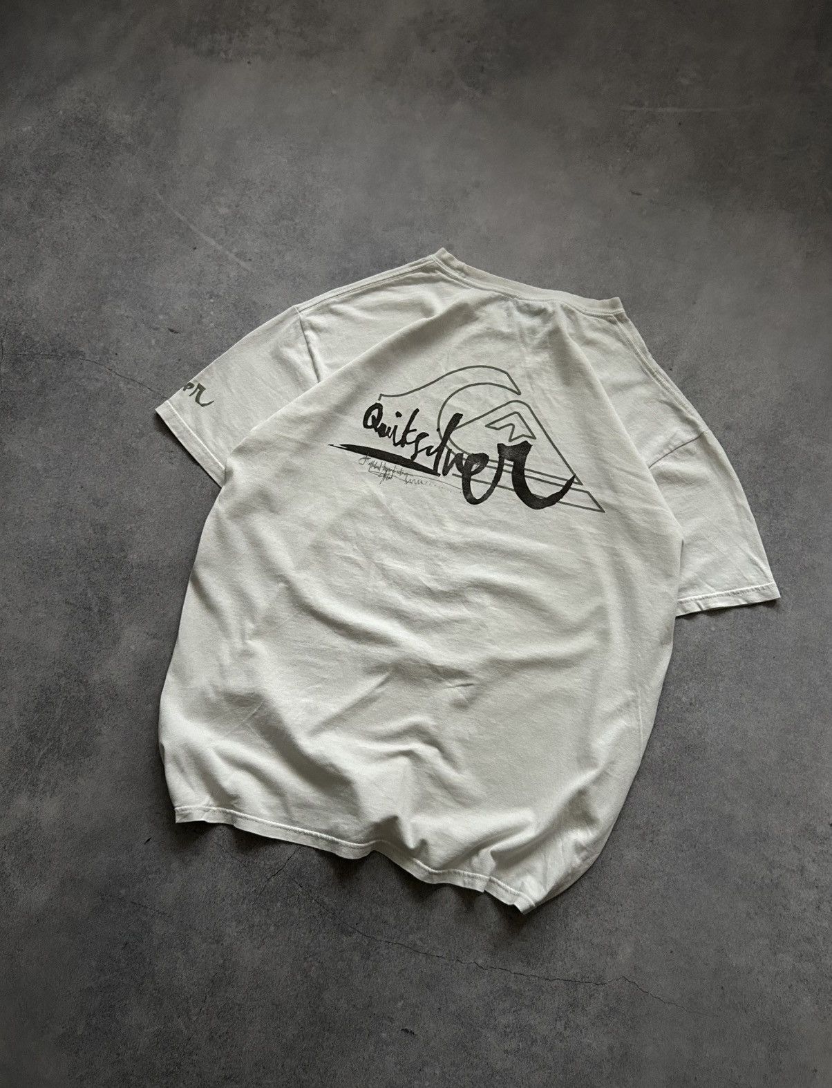 Quicksilver × Vintage Vintage Quicksilver big logo y2k shirt mens Size US L / EU 52-54 / 3 - 1 Thumbnail
