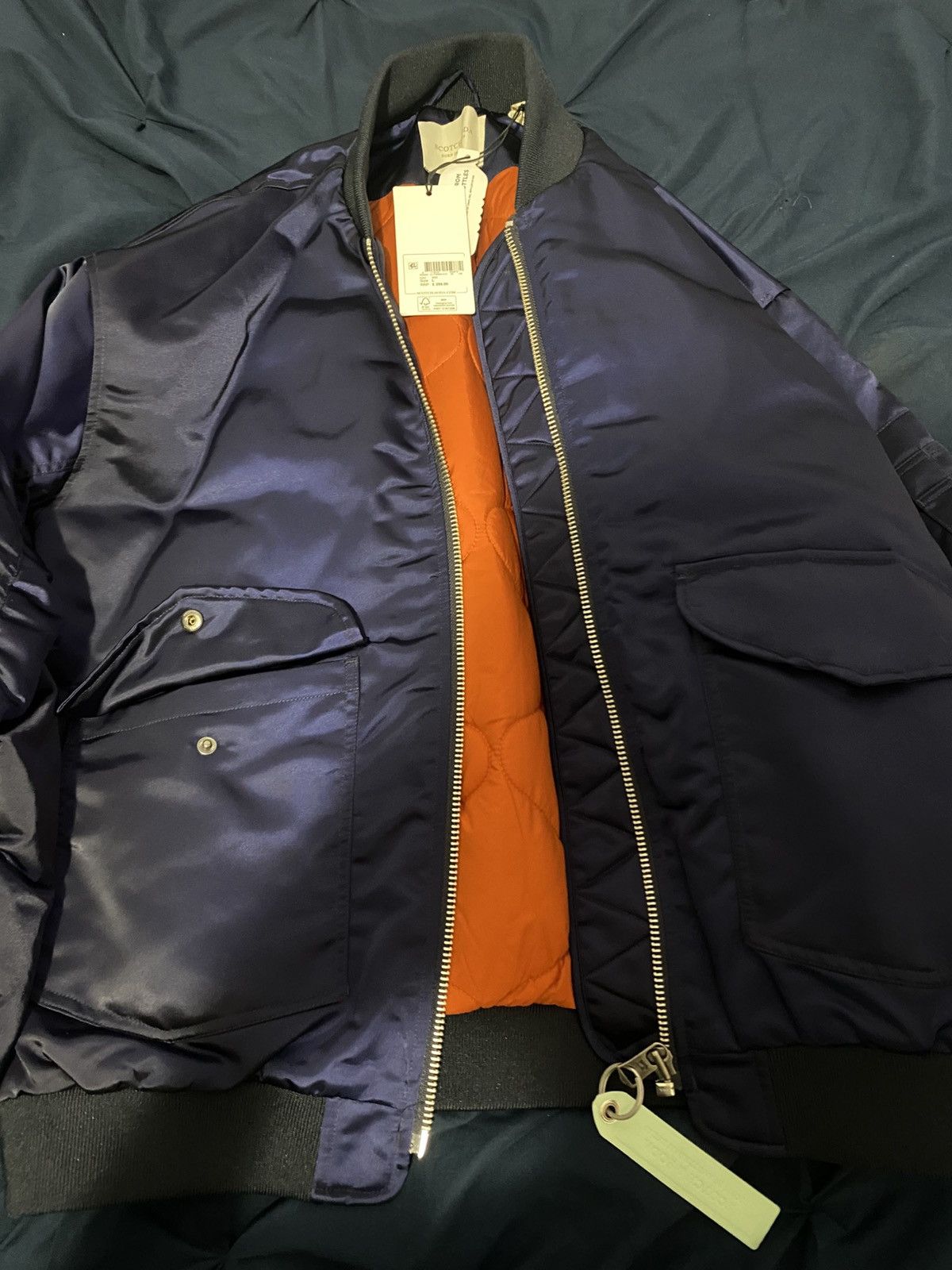 Scotch & Soda MA-1 Bomber Jacket Size US L / EU 52-54 / 3 - 1 Thumbnail