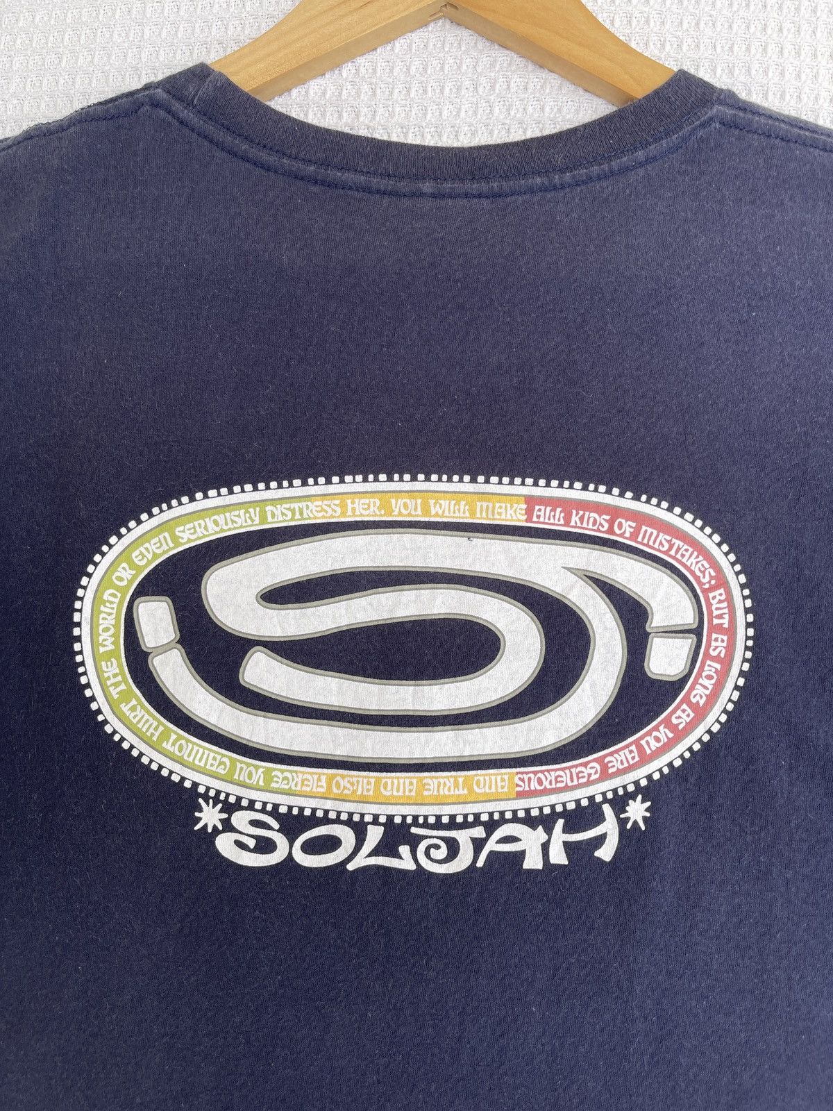 Vintage Last Drop🔥Rare🔥Vintage 90s SOLJAH Surfing,Boardshaping Tee Size US L / EU 52-54 / 3 - 5 Thumbnail